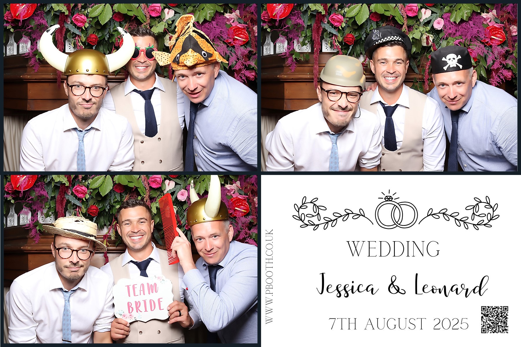 Jessica and Leonard wedding | View more photos from the event at gallery.pbooth.co.uk/u/ThePboothCompany/Jessica-and-Leonard-wedding