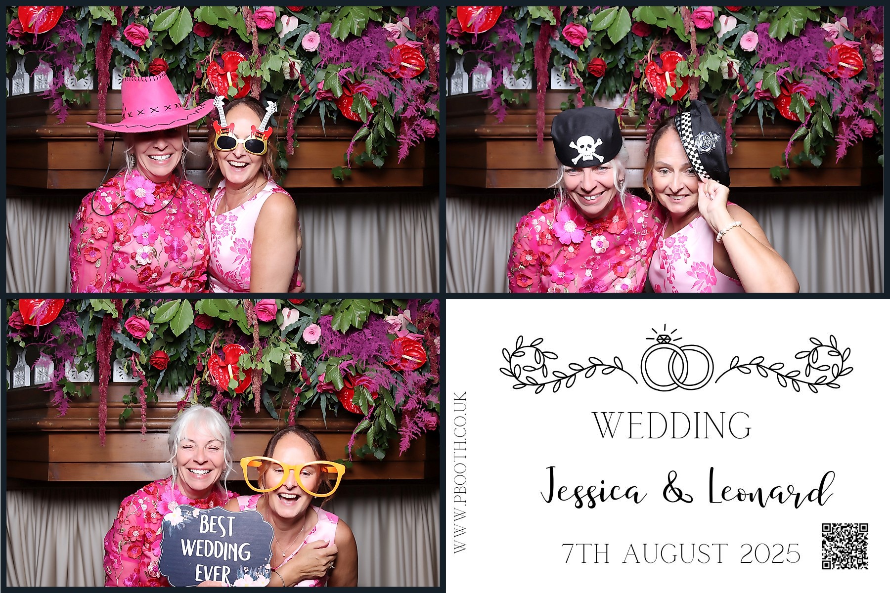 Jessica and Leonard wedding | View more photos from the event at gallery.pbooth.co.uk/u/ThePboothCompany/Jessica-and-Leonard-wedding