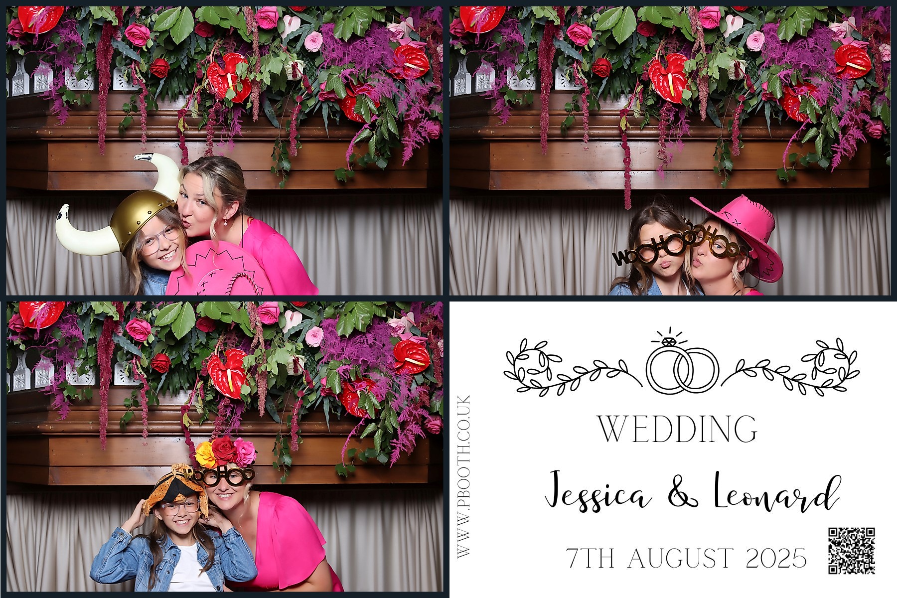 Jessica and Leonard wedding | View more photos from the event at gallery.pbooth.co.uk/u/ThePboothCompany/Jessica-and-Leonard-wedding