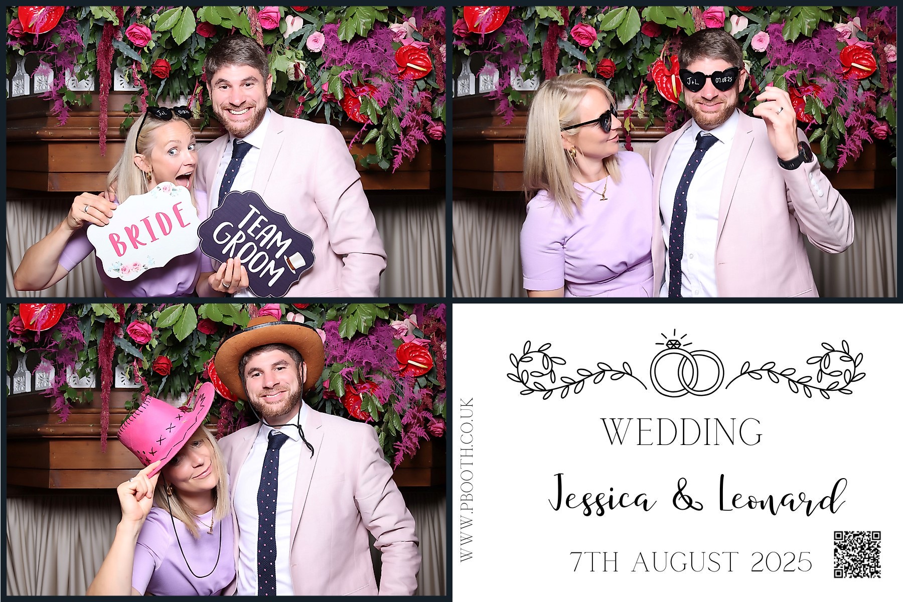 Jessica and Leonard wedding | View more photos from the event at gallery.pbooth.co.uk/u/ThePboothCompany/Jessica-and-Leonard-wedding