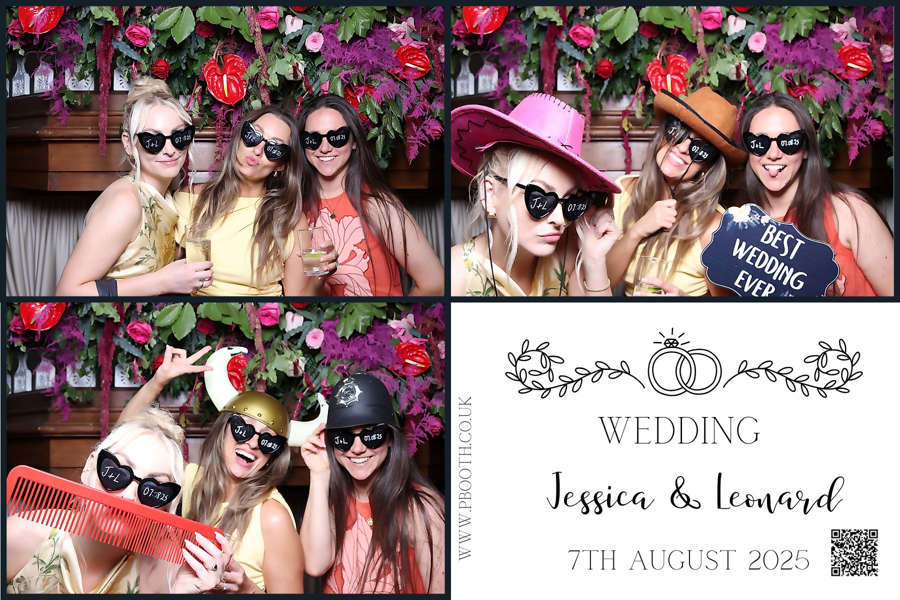 Jessica and Leonard wedding | View more photos from the event at gallery.pbooth.co.uk/u/ThePboothCompany/Jessica-and-Leonard-wedding