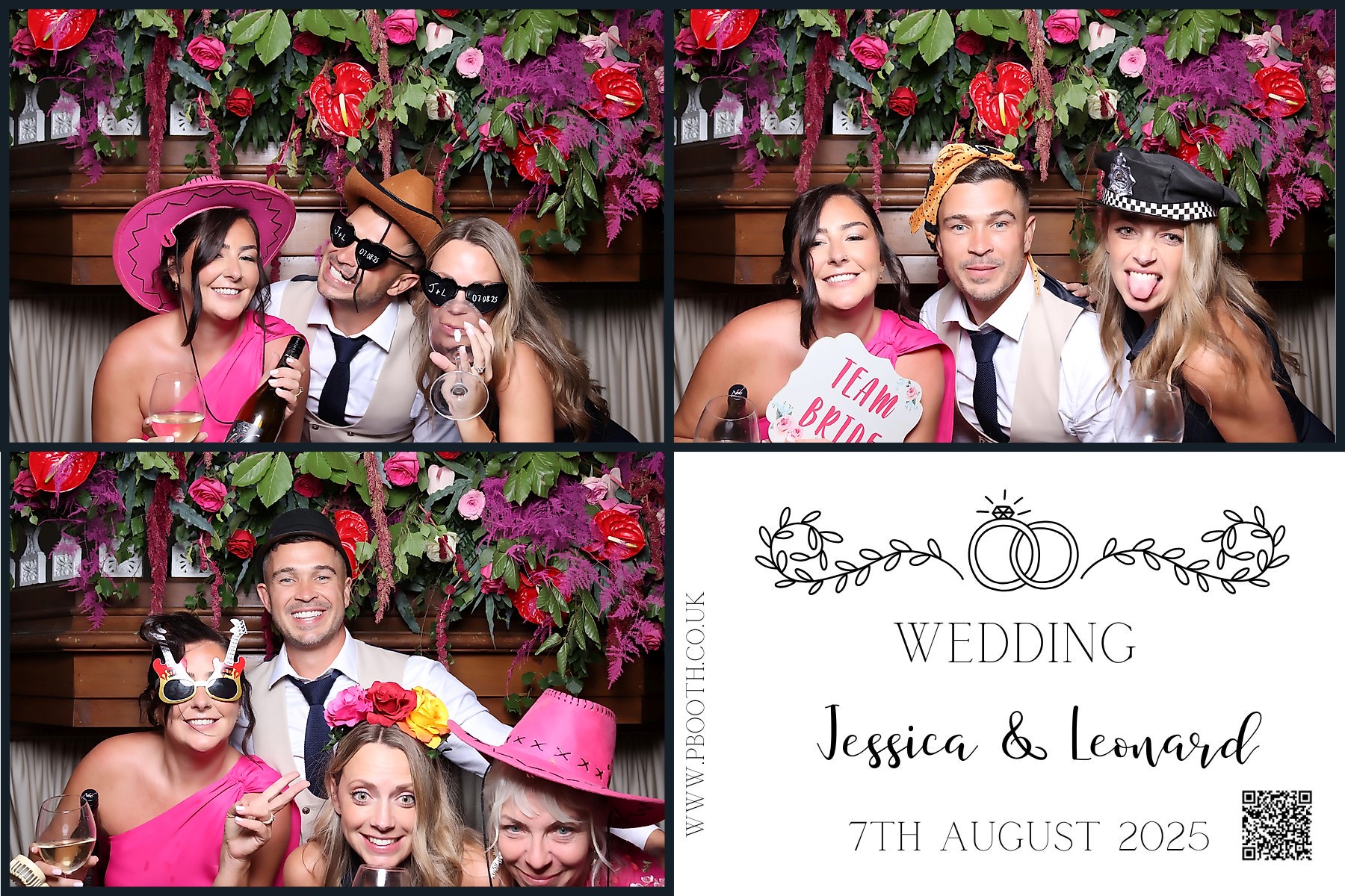 Jessica and Leonard wedding | View more photos from the event at gallery.pbooth.co.uk/u/ThePboothCompany/Jessica-and-Leonard-wedding