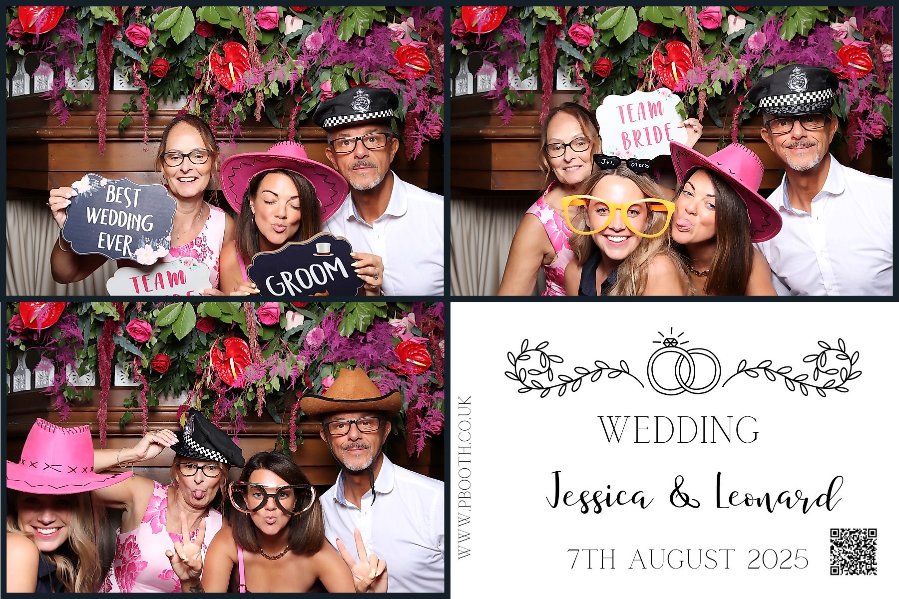 Jessica and Leonard wedding | View more photos from the event at gallery.pbooth.co.uk/u/ThePboothCompany/Jessica-and-Leonard-wedding