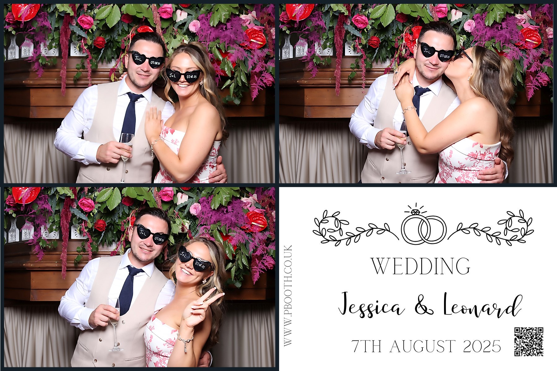 Jessica and Leonard wedding | View more photos from the event at gallery.pbooth.co.uk/u/ThePboothCompany/Jessica-and-Leonard-wedding