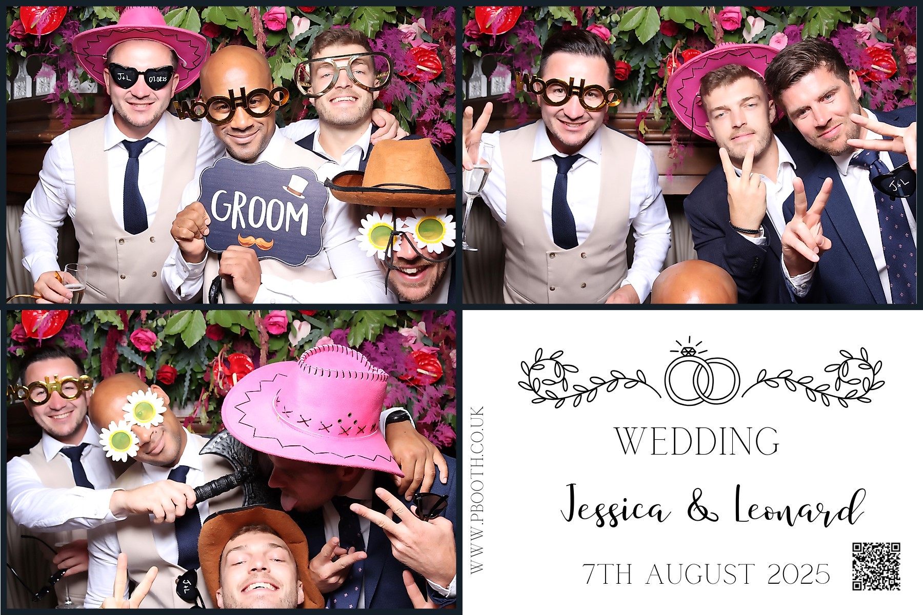 Jessica and Leonard wedding | View more photos from the event at gallery.pbooth.co.uk/u/ThePboothCompany/Jessica-and-Leonard-wedding