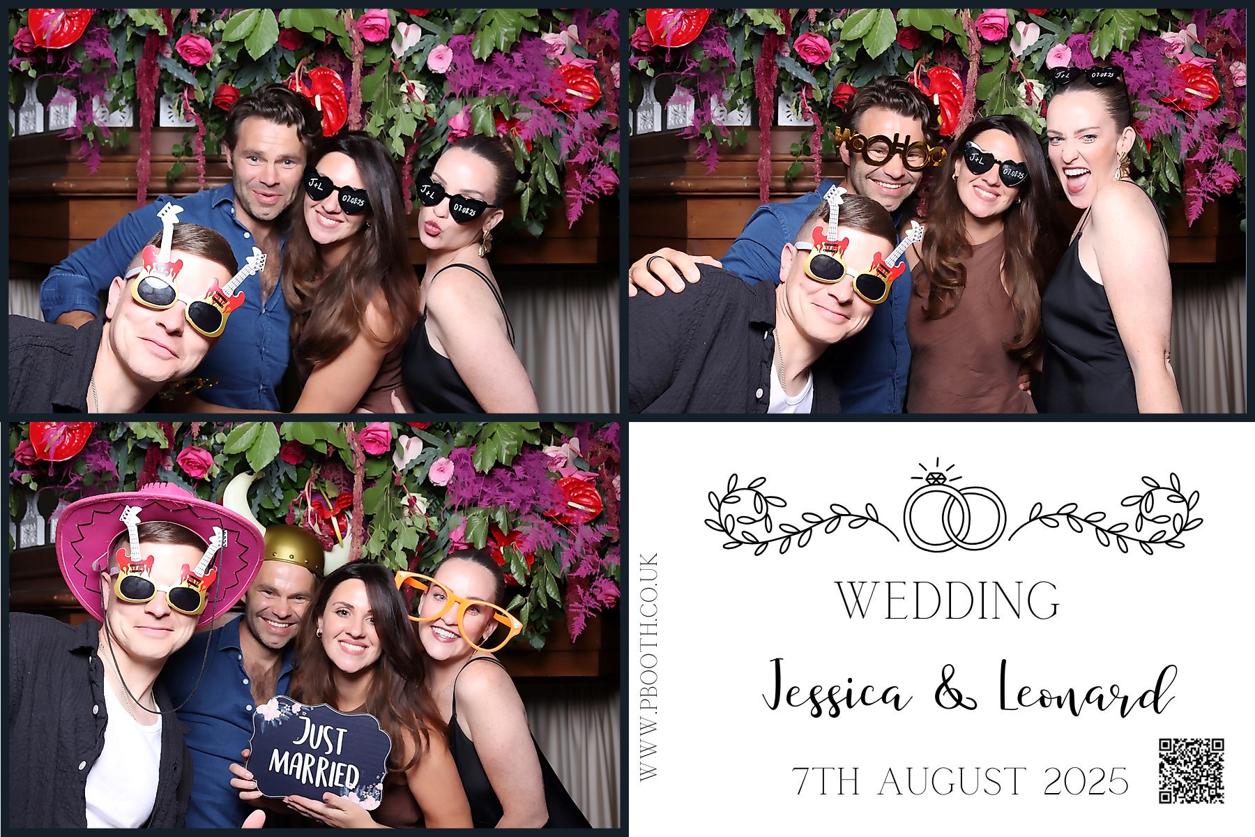 Jessica and Leonard wedding | View more photos from the event at gallery.pbooth.co.uk/u/ThePboothCompany/Jessica-and-Leonard-wedding