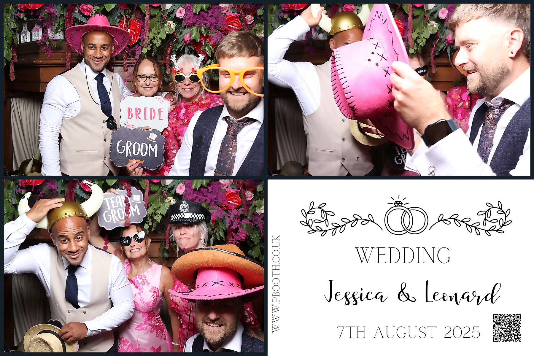 Jessica and Leonard wedding | View more photos from the event at gallery.pbooth.co.uk/u/ThePboothCompany/Jessica-and-Leonard-wedding