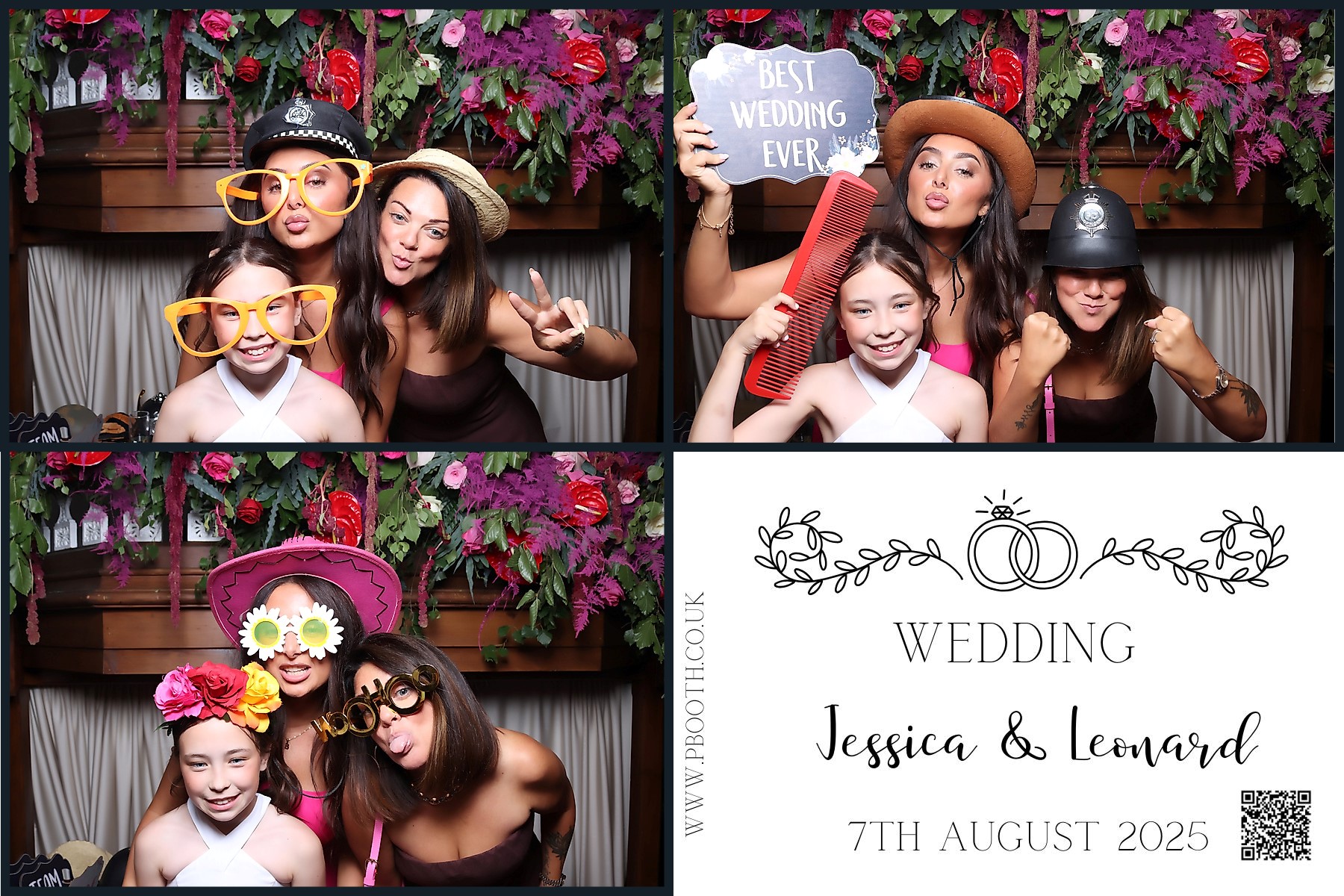 Jessica and Leonard wedding | View more photos from the event at gallery.pbooth.co.uk/u/ThePboothCompany/Jessica-and-Leonard-wedding