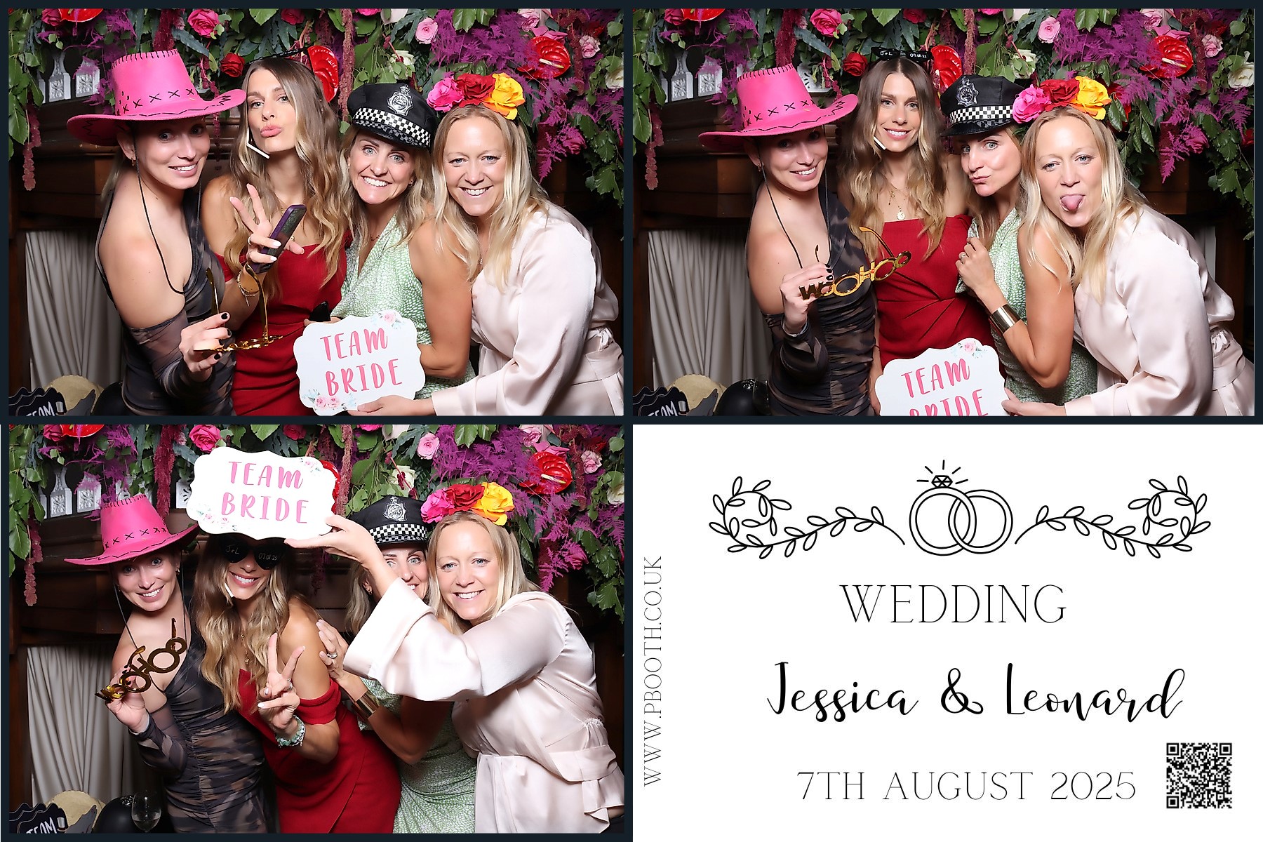 Jessica and Leonard wedding | View more photos from the event at gallery.pbooth.co.uk/u/ThePboothCompany/Jessica-and-Leonard-wedding