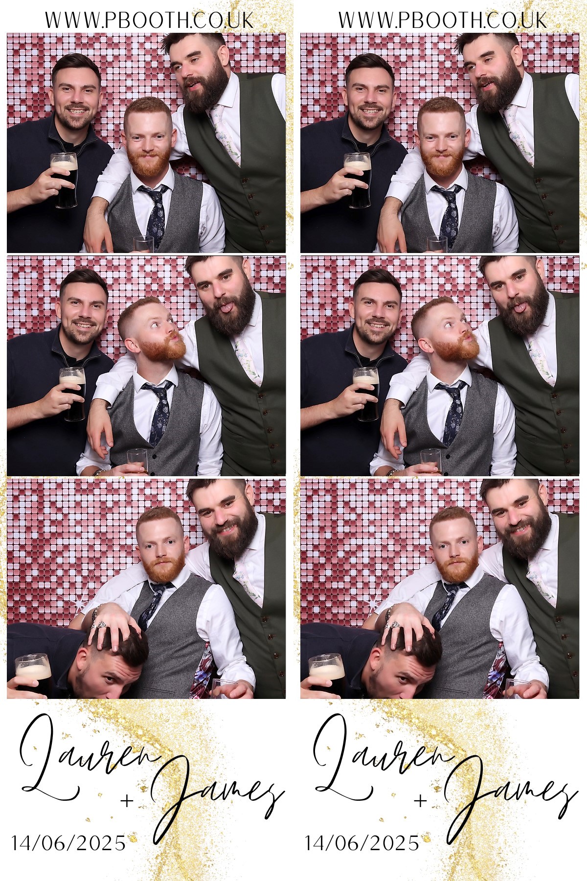 Lauren and James Wedding | View more photos from the event at gallery.pbooth.co.uk/u/ThePboothCompany/Lauren-and-James-Wedding