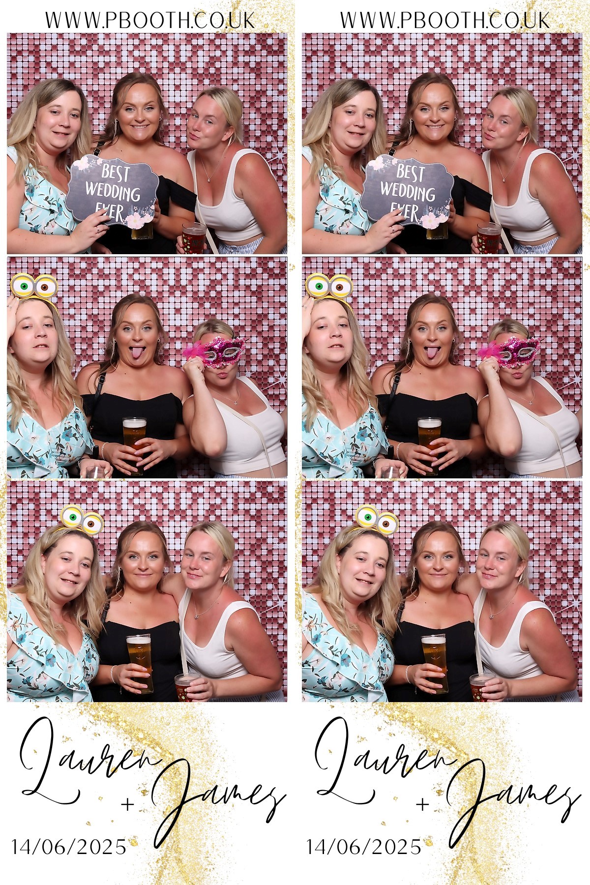 Lauren and James Wedding | View more photos from the event at gallery.pbooth.co.uk/u/ThePboothCompany/Lauren-and-James-Wedding