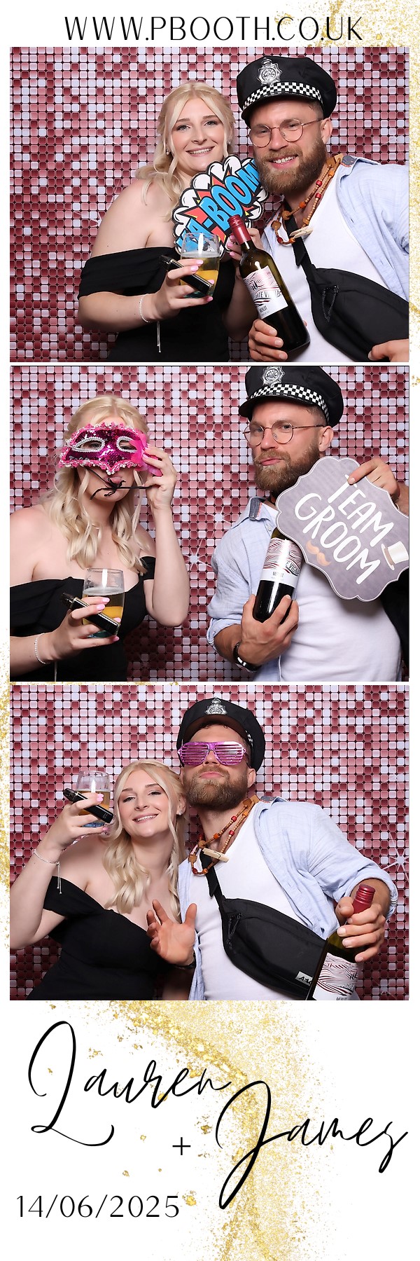 Lauren and James Wedding | View more photos from the event at gallery.pbooth.co.uk/u/ThePboothCompany/Lauren-and-James-Wedding