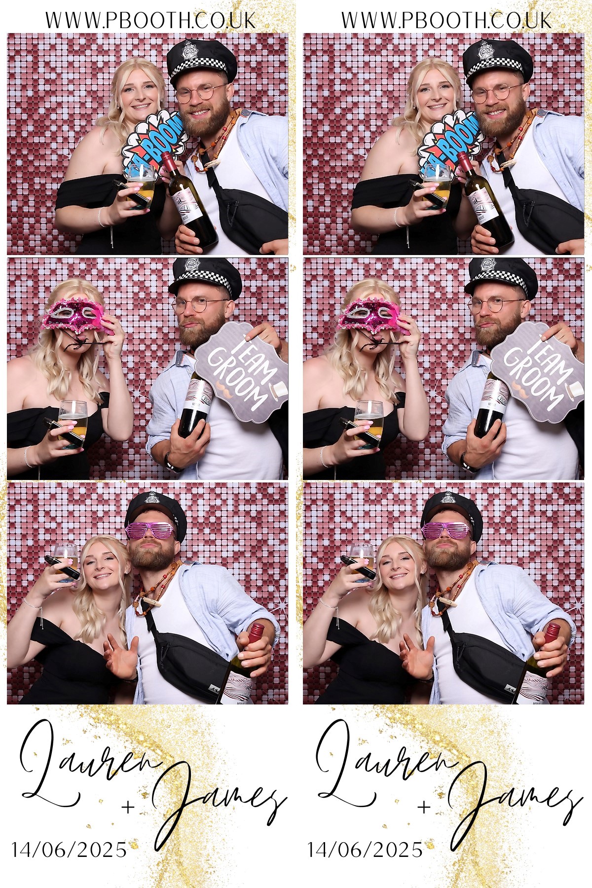 Lauren and James Wedding | View more photos from the event at gallery.pbooth.co.uk/u/ThePboothCompany/Lauren-and-James-Wedding