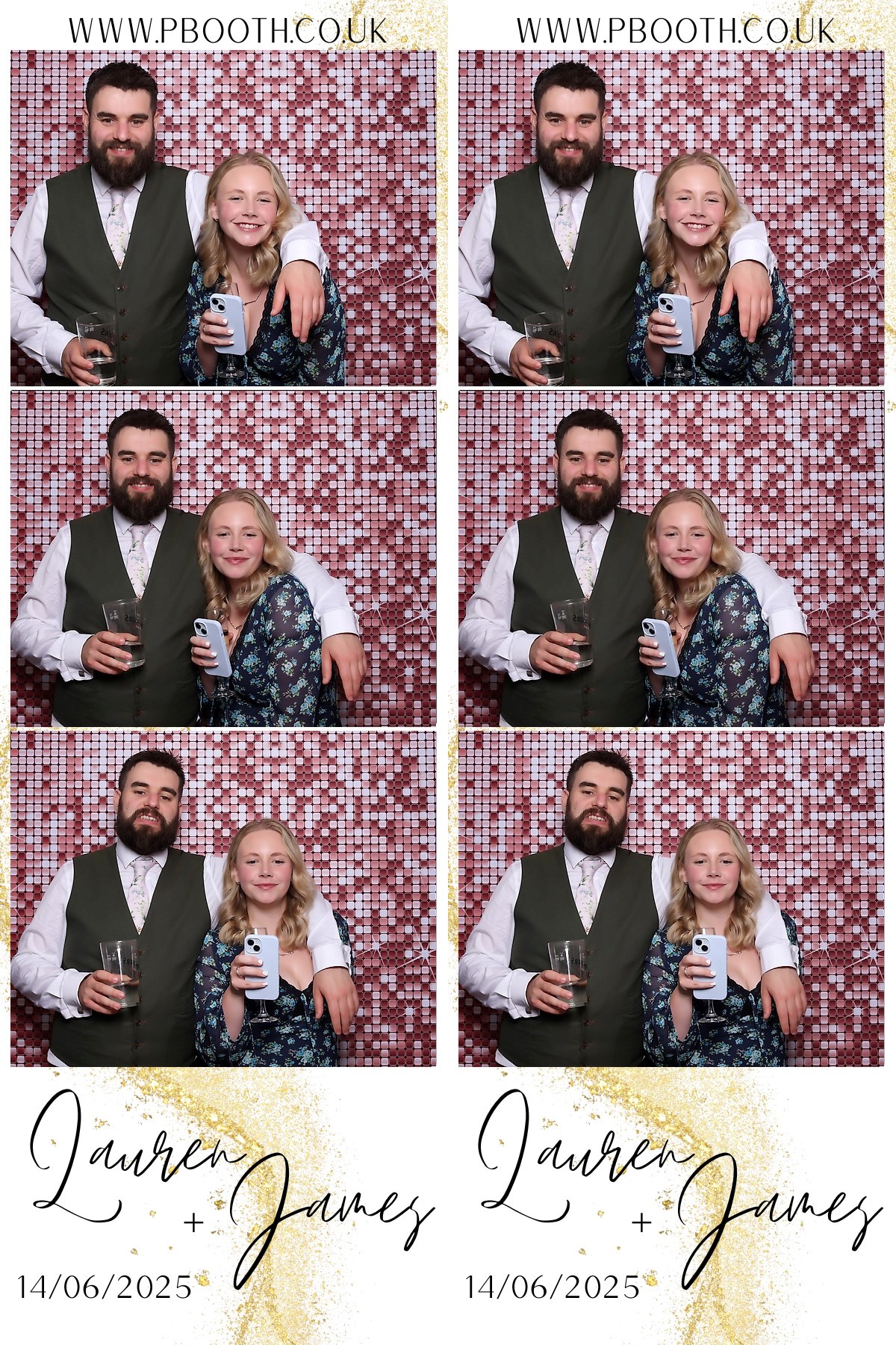 Lauren and James Wedding | View more photos from the event at gallery.pbooth.co.uk/u/ThePboothCompany/Lauren-and-James-Wedding