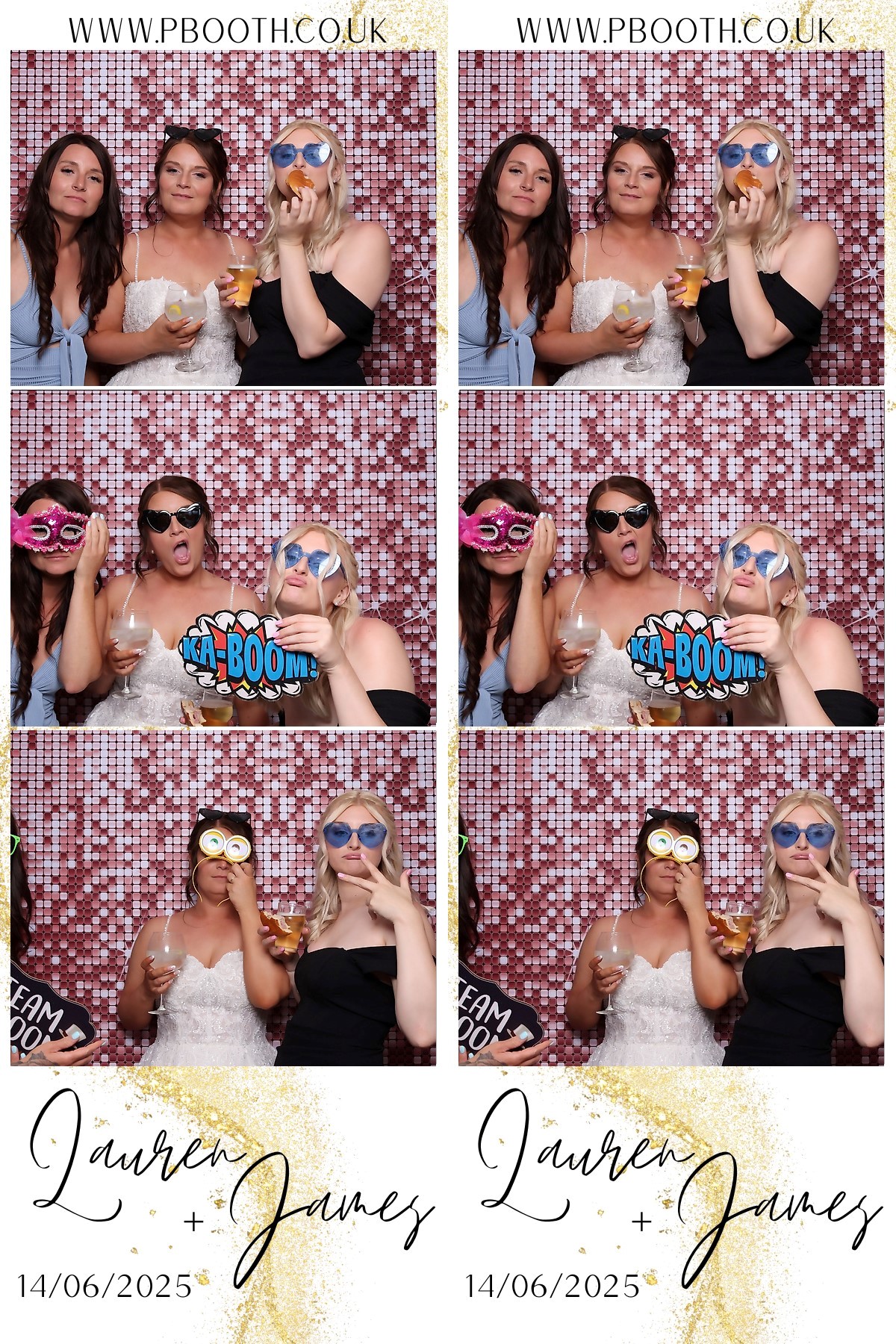 Lauren and James Wedding | View more photos from the event at gallery.pbooth.co.uk/u/ThePboothCompany/Lauren-and-James-Wedding