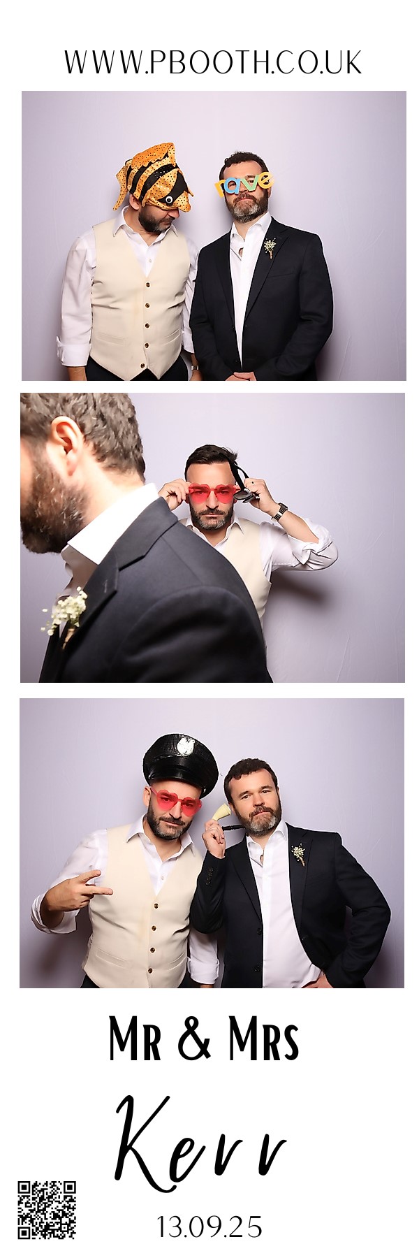 Mr & Mrs Kerr | View more photos from the event at gallery.pbooth.co.uk/u/ThePboothCompany/Mr-Mrs-Kerr