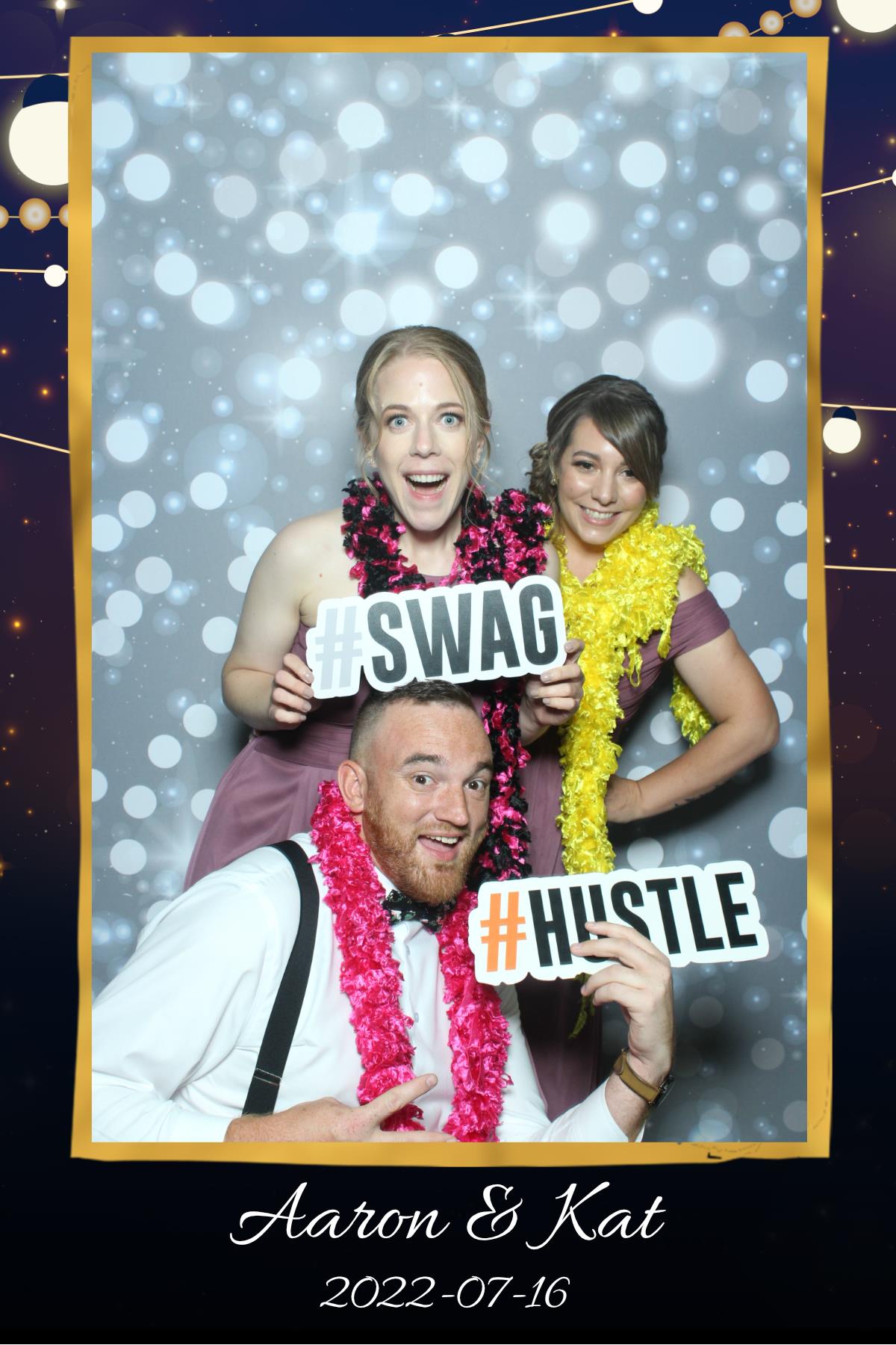 Aaron & Kat | View more photos from the event at gallery.myselfiemirror.ca/u/romanmyselfiemirrorca/Aaron-Kat