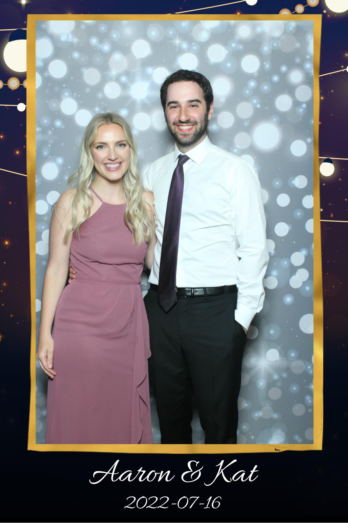 Aaron & Kat | View more photos from the event at gallery.myselfiemirror.ca/u/romanmyselfiemirrorca/Aaron-Kat