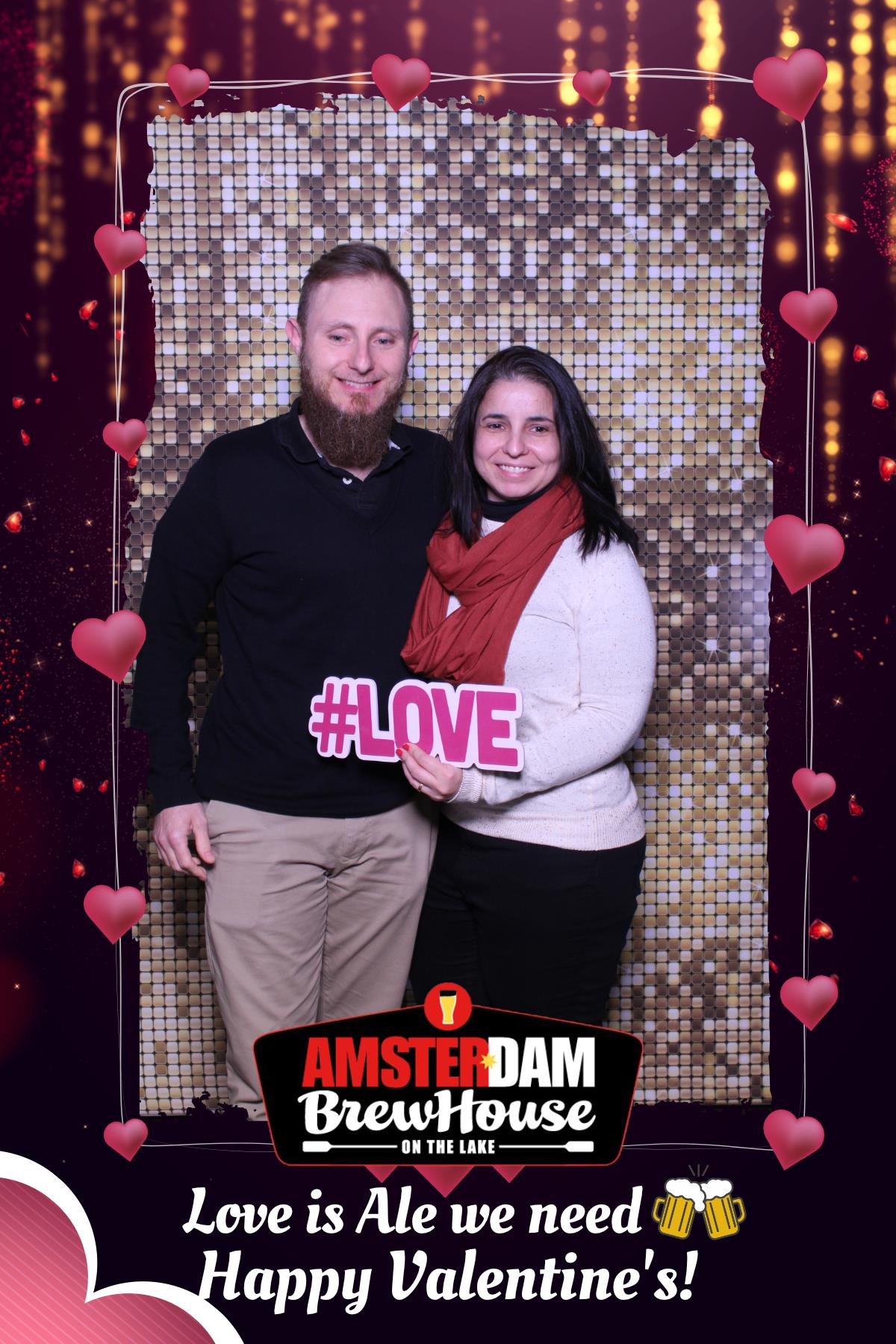 Amsterdam Brewery Valentine's Weekend  | View more photos from the event at gallery.myselfiemirror.ca/u/romanmyselfiemirrorca/Amsterdam-Brewery-Valentines-Weekend