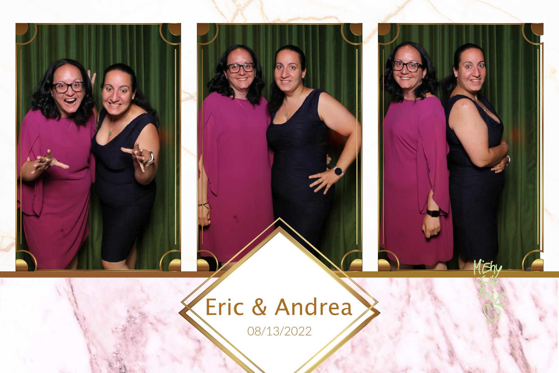 Andrea & Eric | View more photos from the event at gallery.myselfiemirror.ca/u/romanmyselfiemirrorca/Andrea-Eric