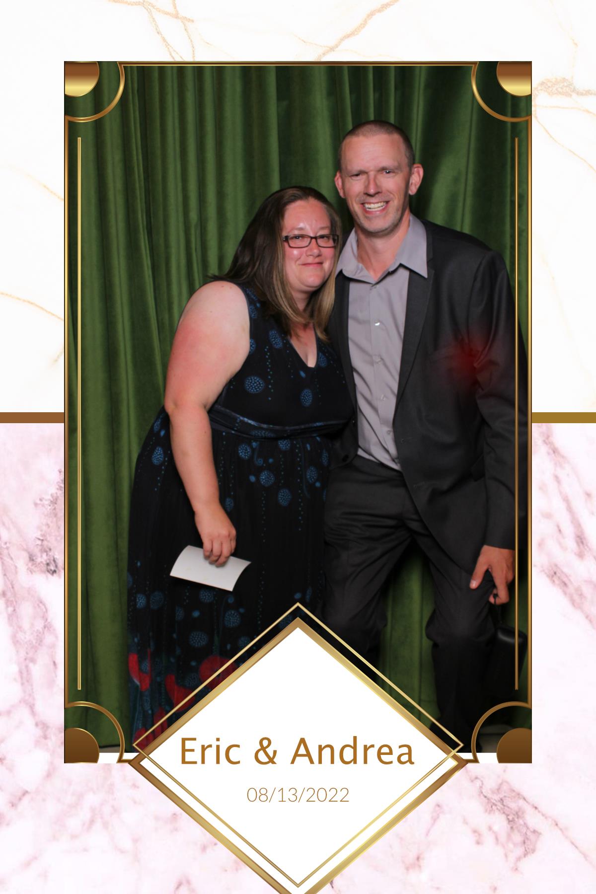 Andrea & Eric | View more photos from the event at gallery.myselfiemirror.ca/u/romanmyselfiemirrorca/Andrea-Eric