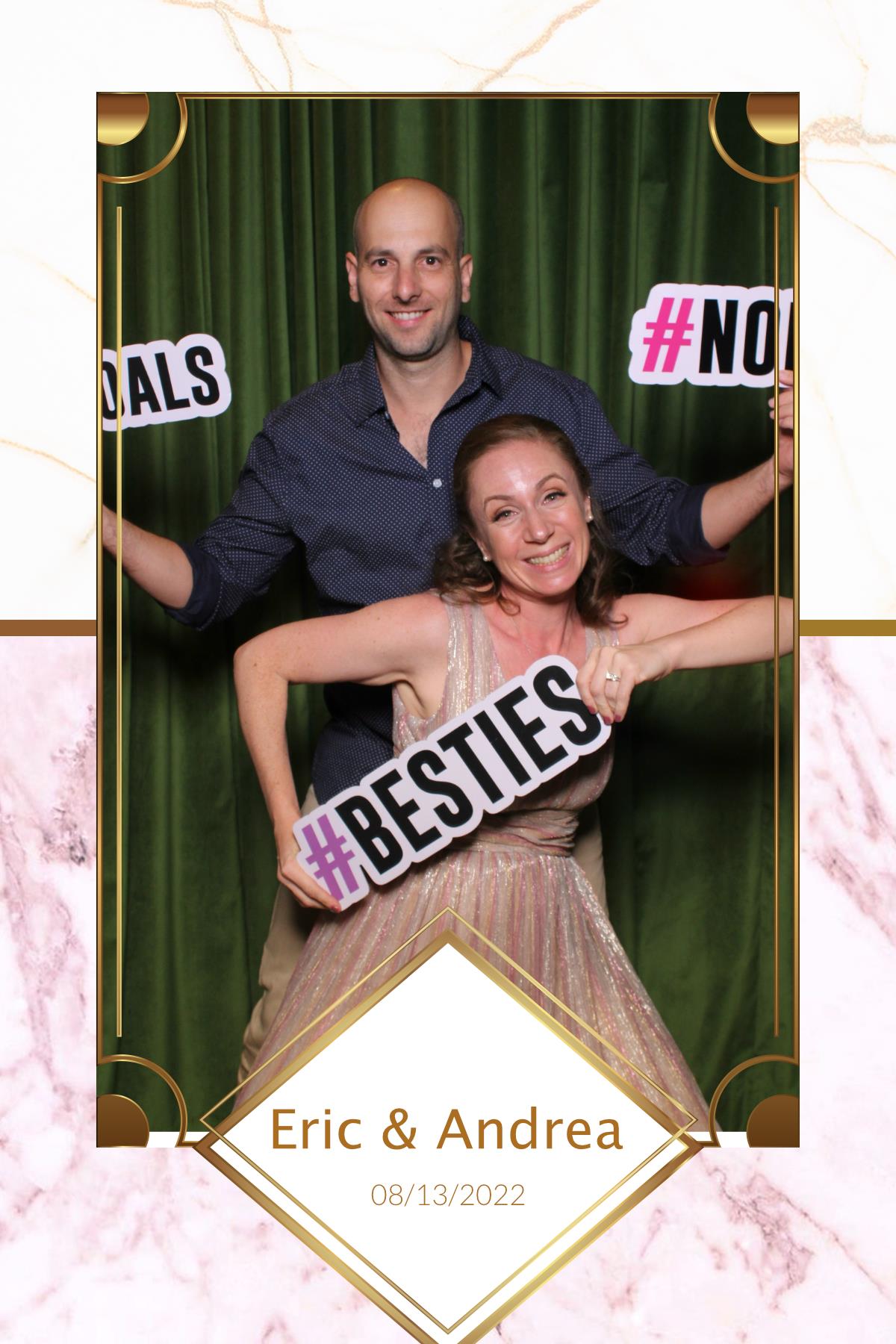 Andrea & Eric | View more photos from the event at gallery.myselfiemirror.ca/u/romanmyselfiemirrorca/Andrea-Eric