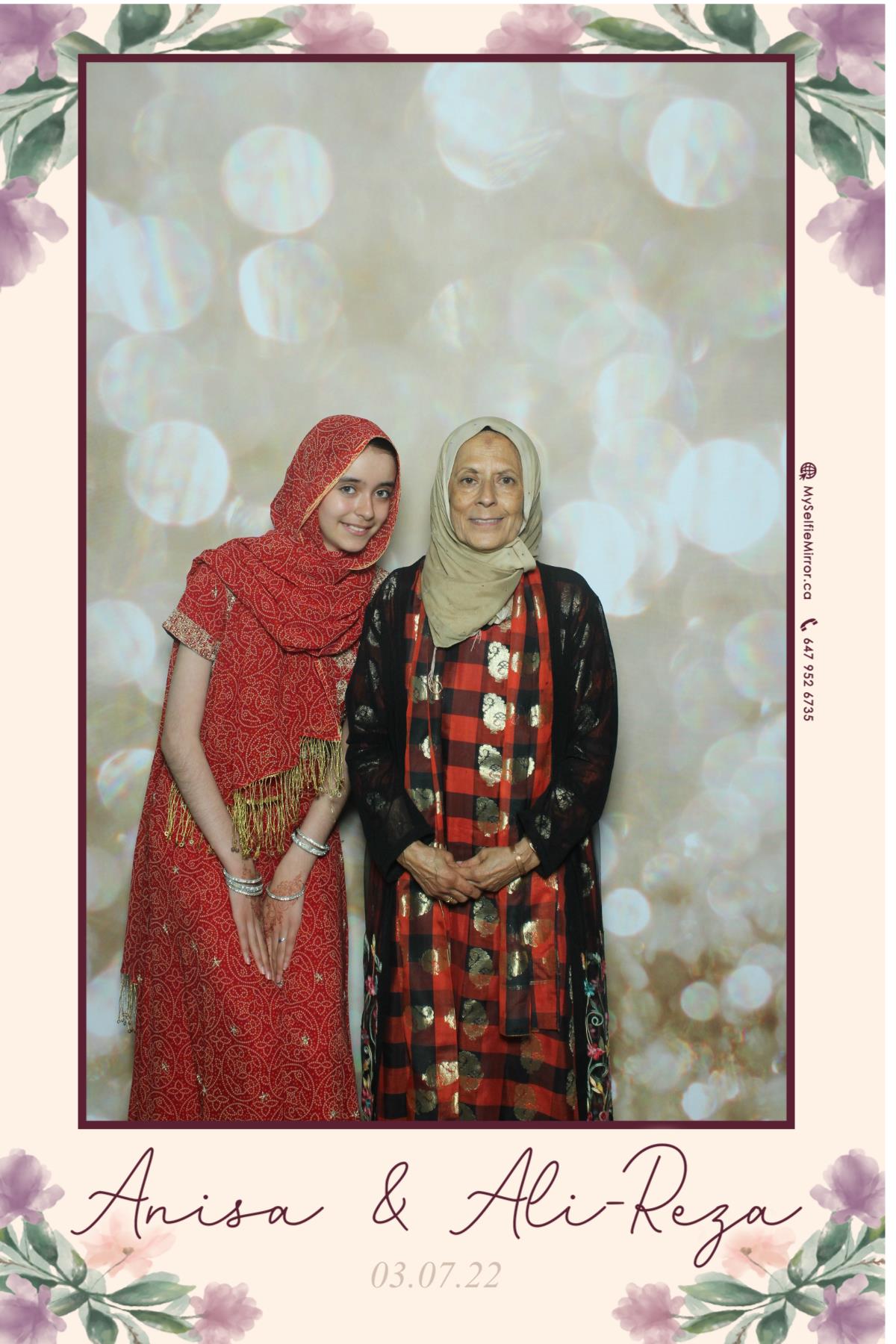 Anisa & Ali | View more photos from the event at gallery.myselfiemirror.ca/u/romanmyselfiemirrorca/Anisa-Ali