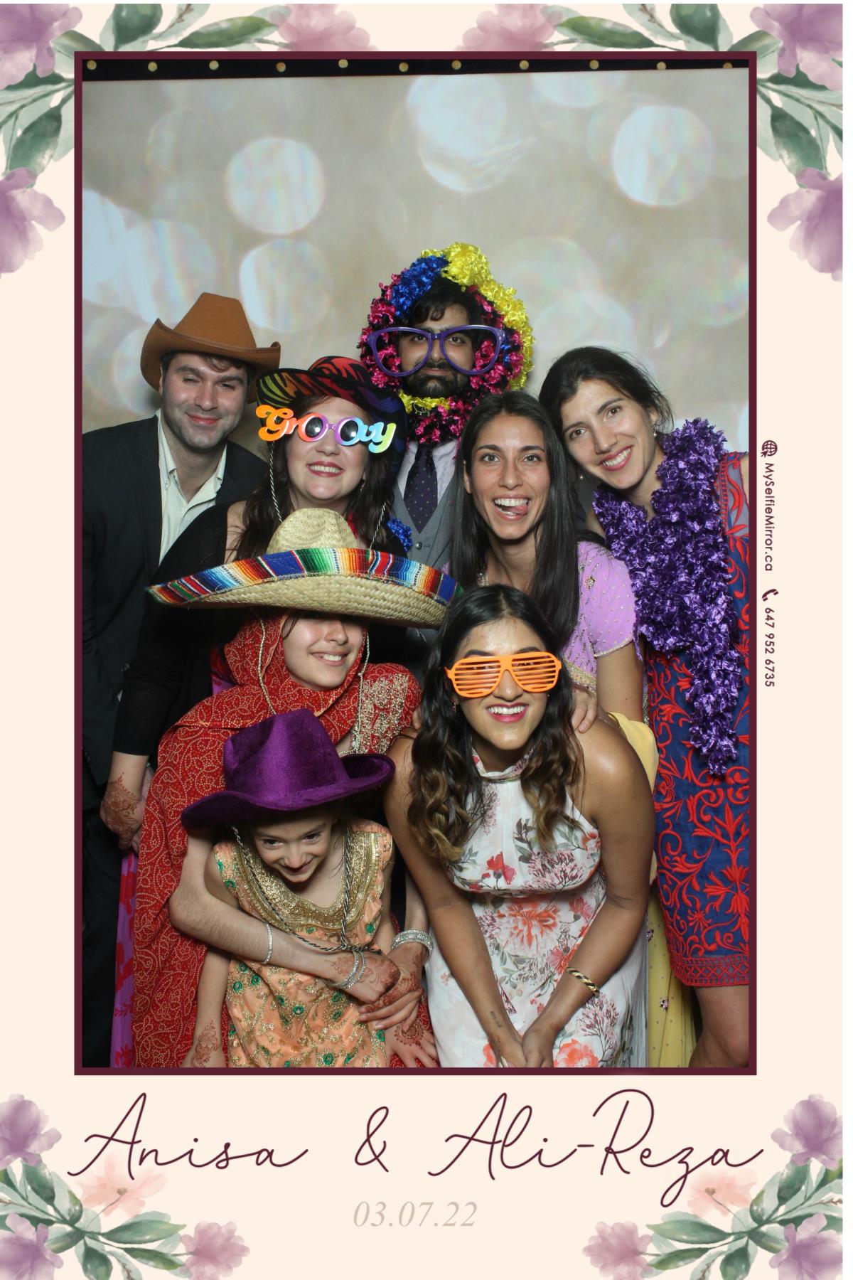 Anisa & Ali | View more photos from the event at gallery.myselfiemirror.ca/u/romanmyselfiemirrorca/Anisa-Ali