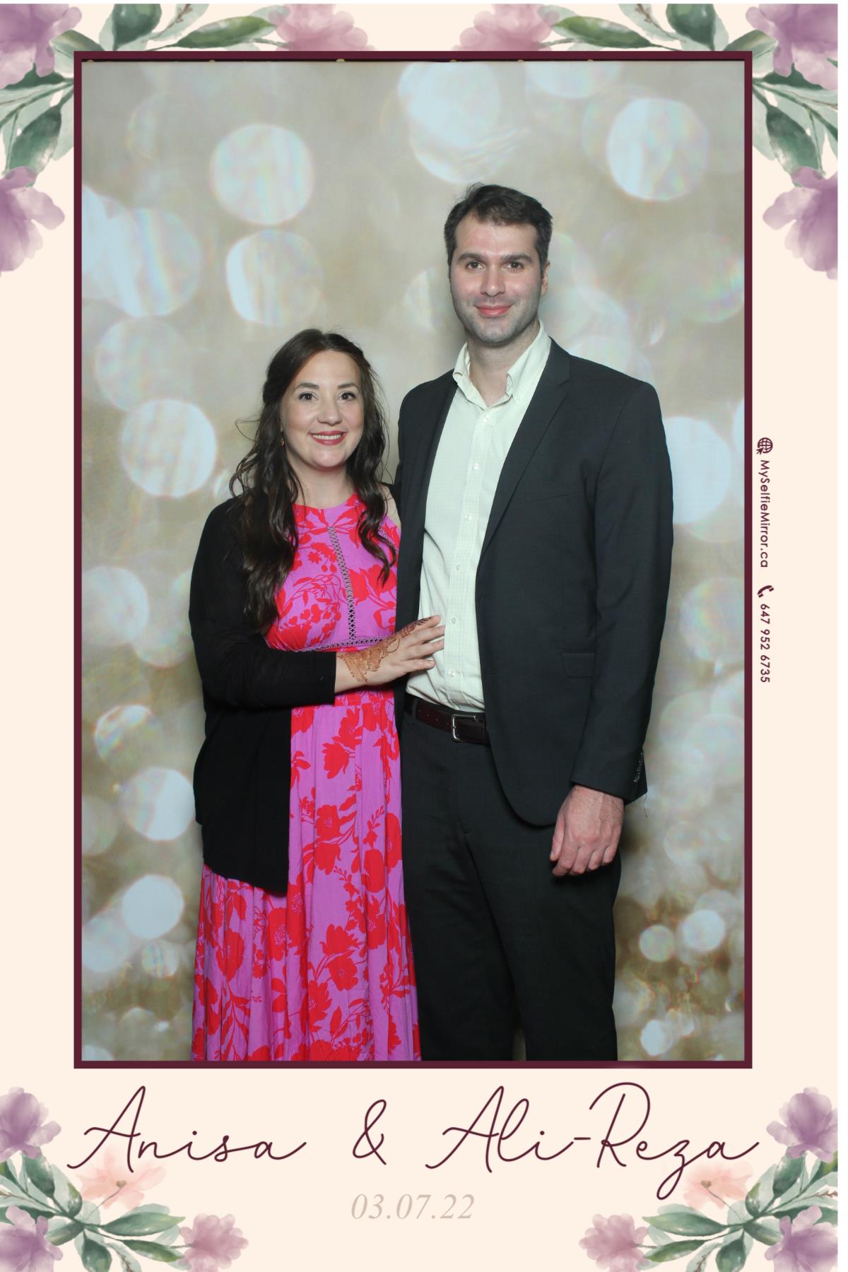 Anisa & Ali | View more photos from the event at gallery.myselfiemirror.ca/u/romanmyselfiemirrorca/Anisa-Ali