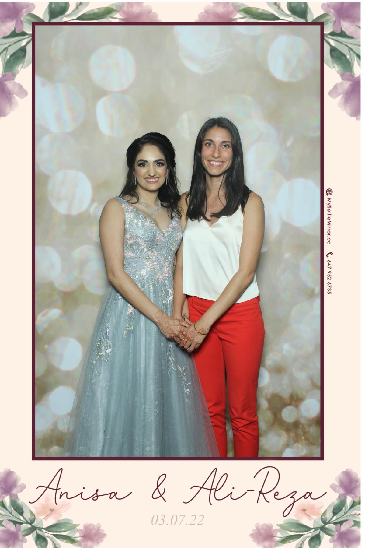 Anisa & Ali | View more photos from the event at gallery.myselfiemirror.ca/u/romanmyselfiemirrorca/Anisa-Ali