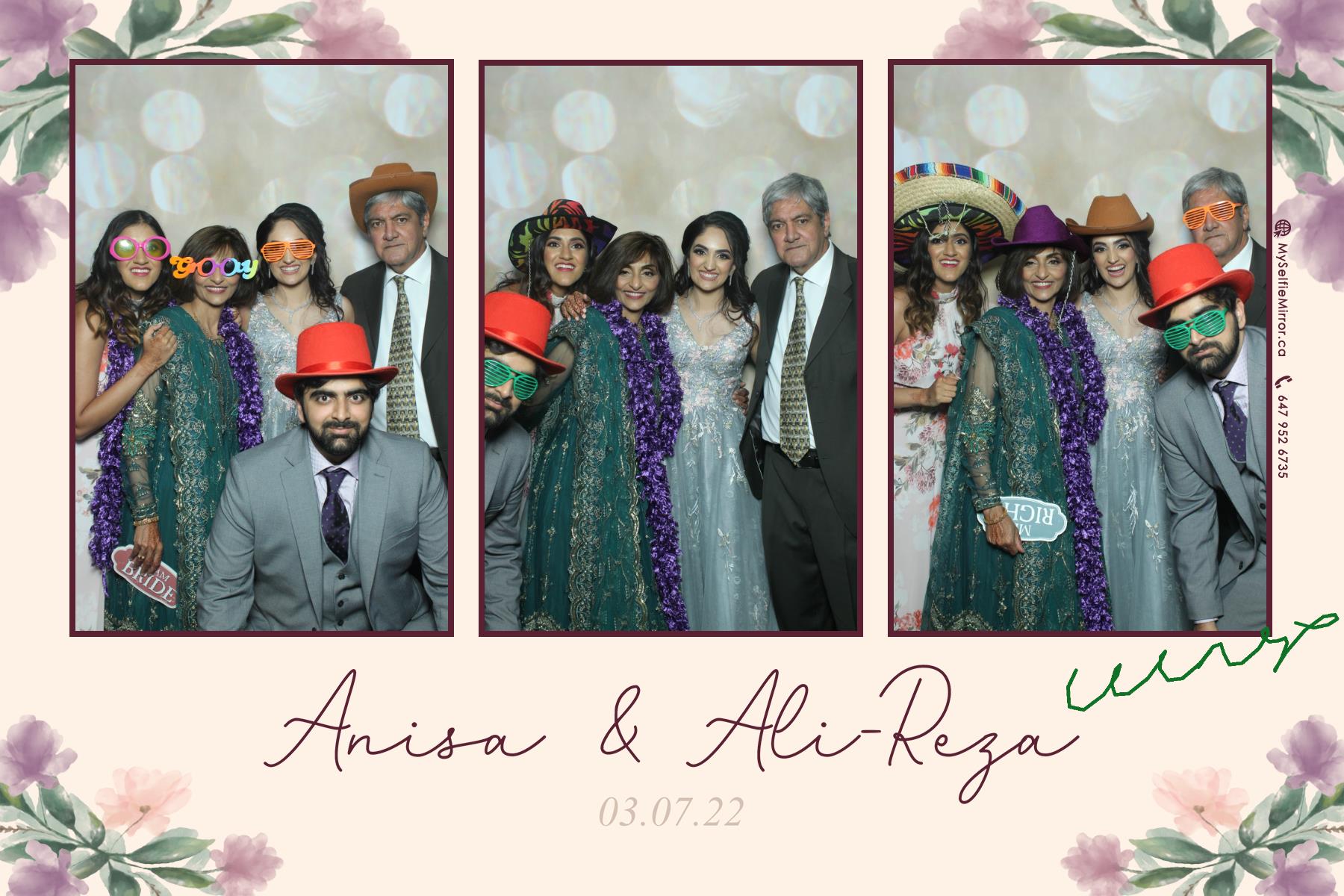 Anisa & Ali | View more photos from the event at gallery.myselfiemirror.ca/u/romanmyselfiemirrorca/Anisa-Ali