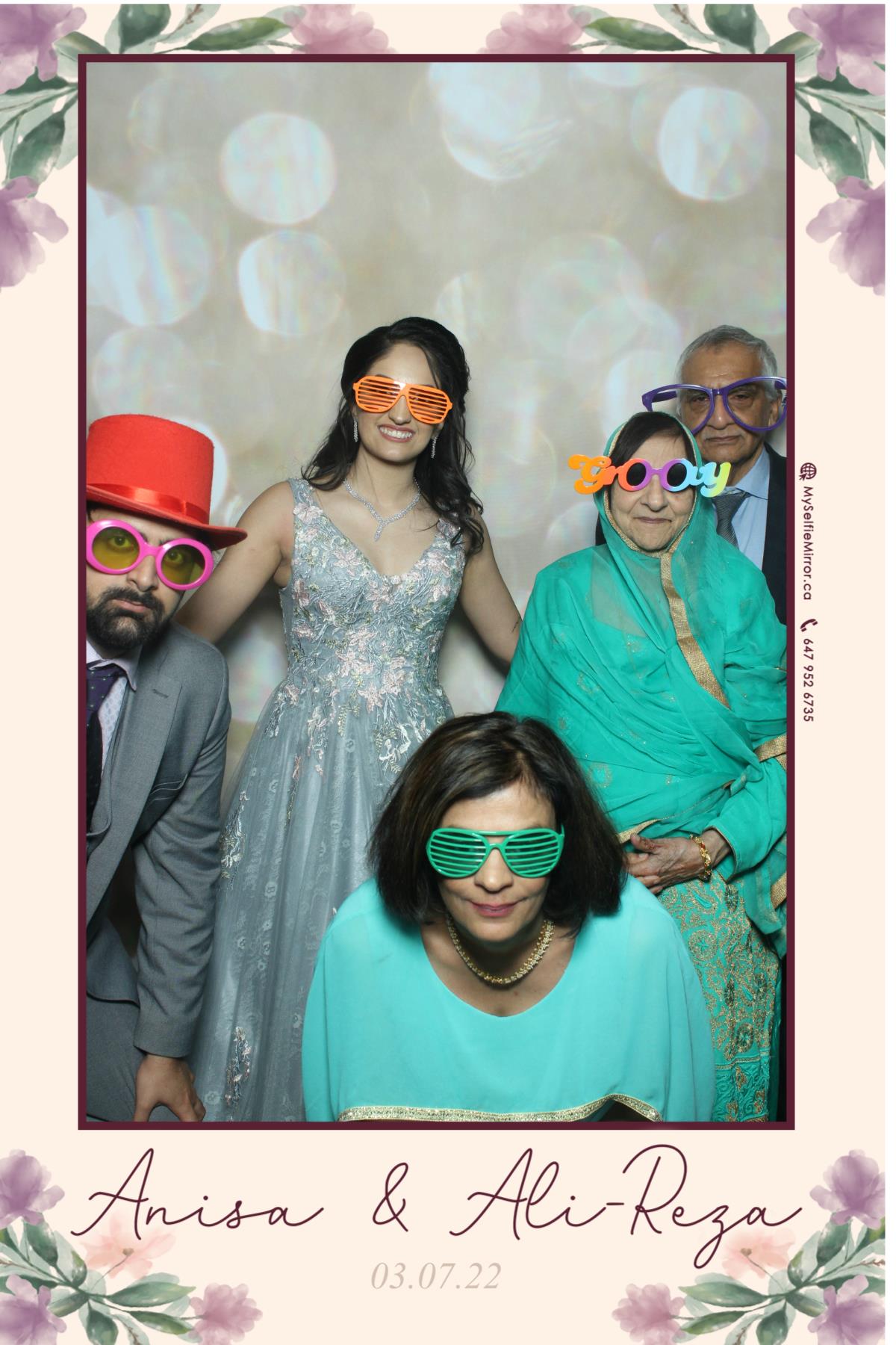 Anisa & Ali | View more photos from the event at gallery.myselfiemirror.ca/u/romanmyselfiemirrorca/Anisa-Ali