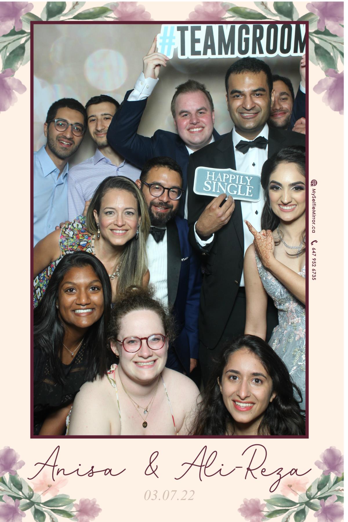 Anisa & Ali | View more photos from the event at gallery.myselfiemirror.ca/u/romanmyselfiemirrorca/Anisa-Ali