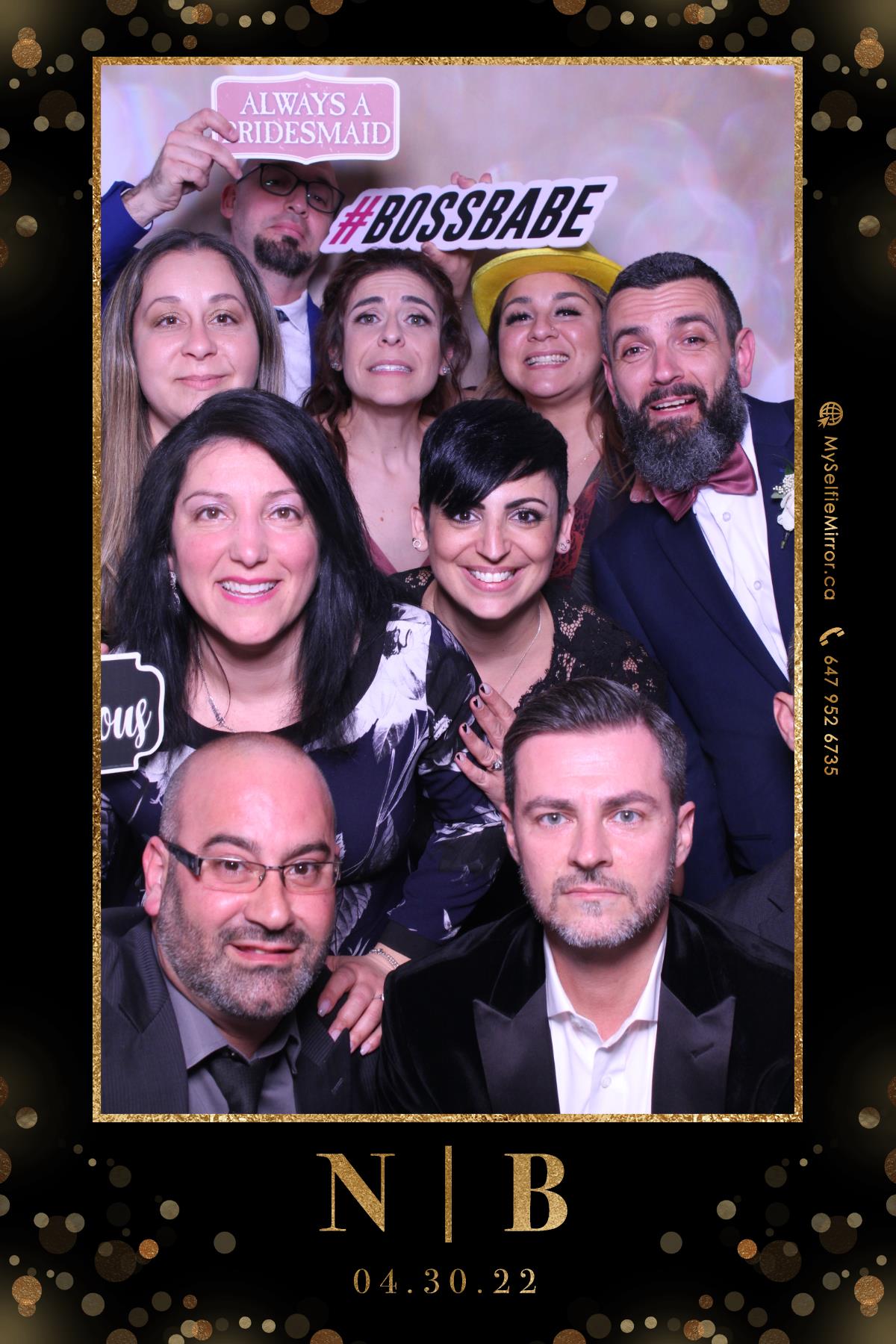 Brian & Nadia  | View more photos from the event at gallery.myselfiemirror.ca/u/romanmyselfiemirrorca/Brian-Nadia