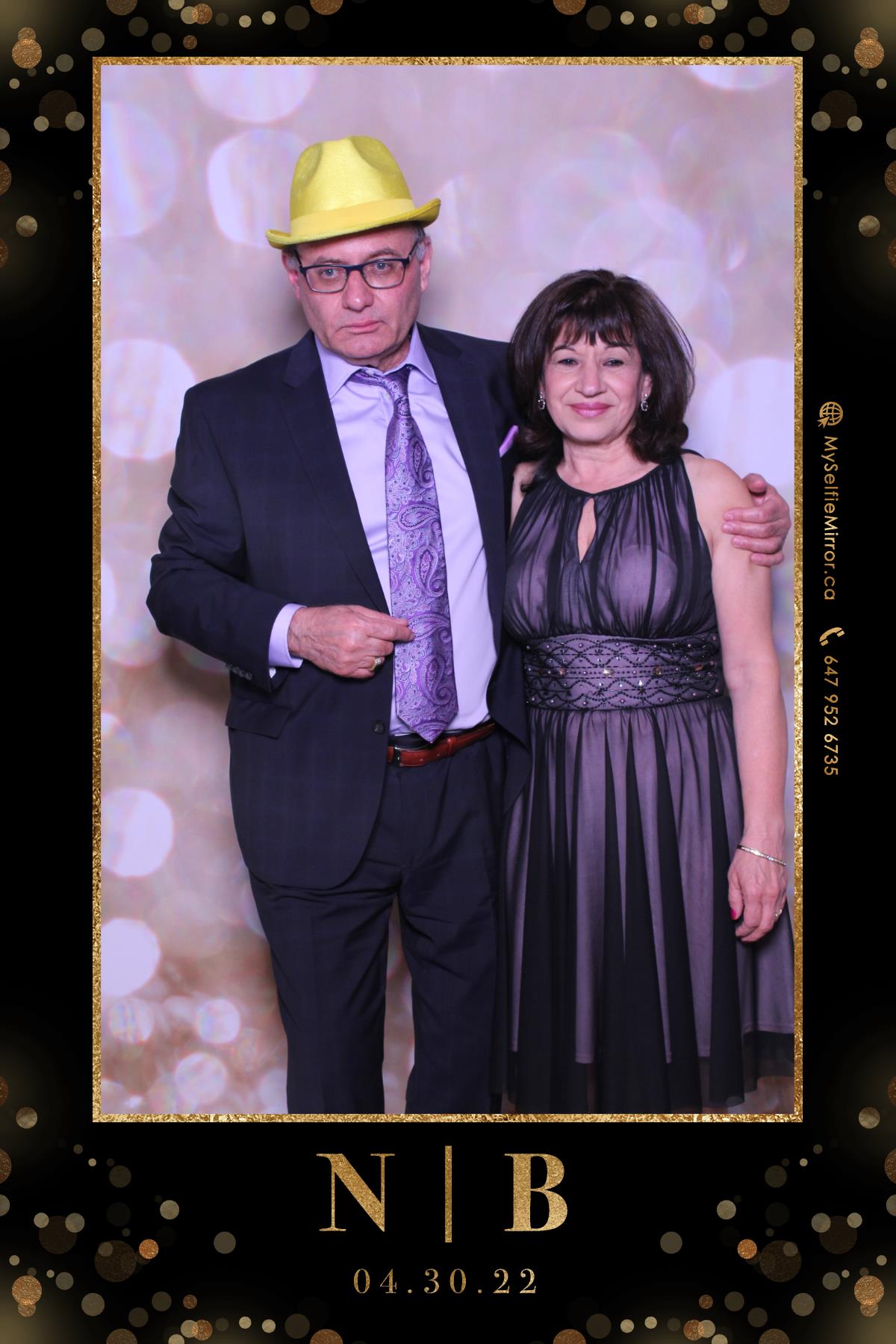 Brian & Nadia  | View more photos from the event at gallery.myselfiemirror.ca/u/romanmyselfiemirrorca/Brian-Nadia