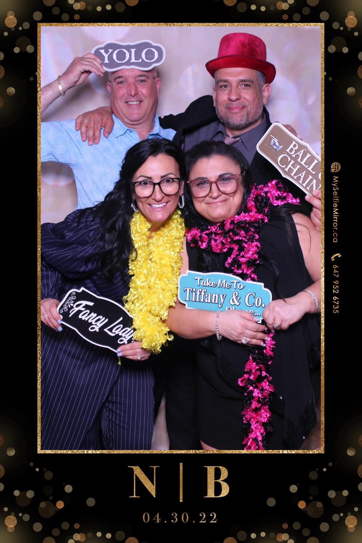 Brian & Nadia  | View more photos from the event at gallery.myselfiemirror.ca/u/romanmyselfiemirrorca/Brian-Nadia