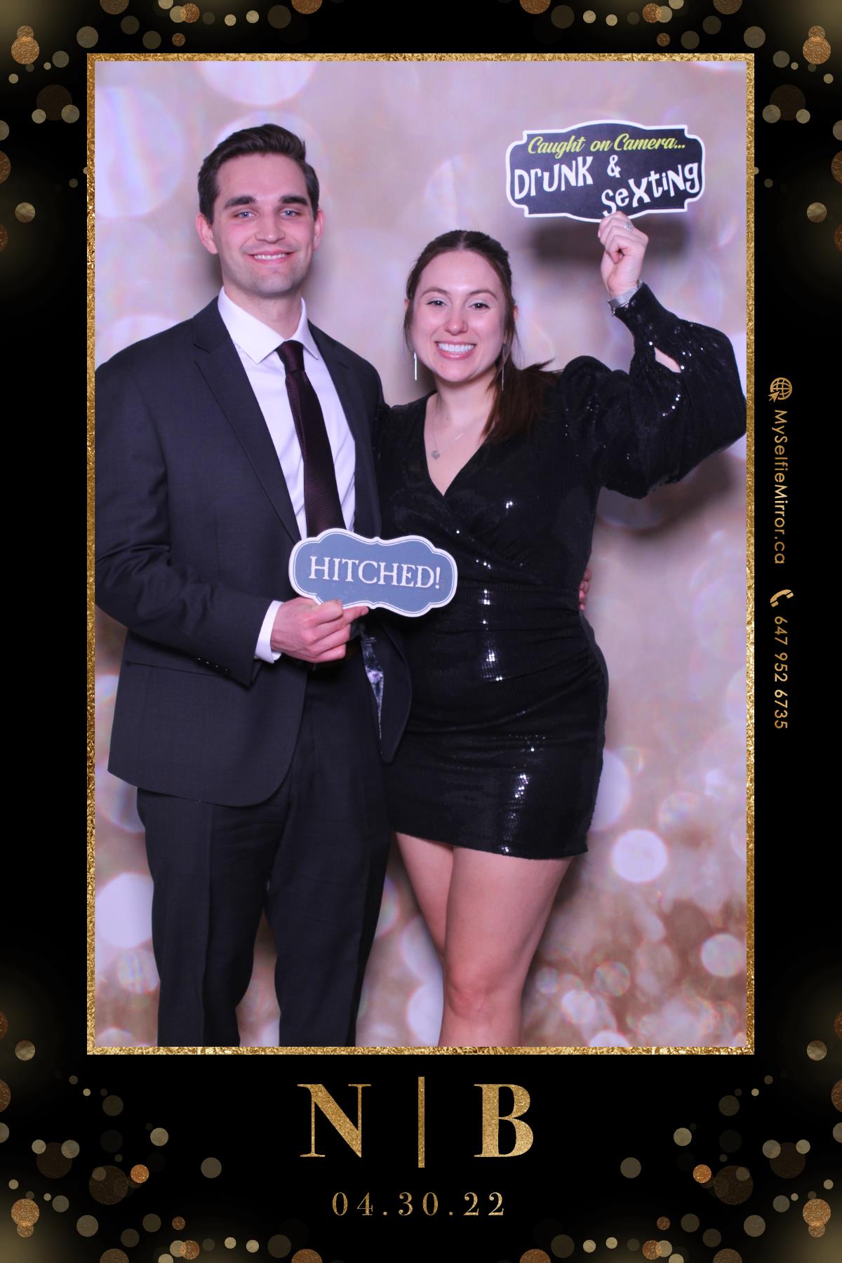 Brian & Nadia  | View more photos from the event at gallery.myselfiemirror.ca/u/romanmyselfiemirrorca/Brian-Nadia