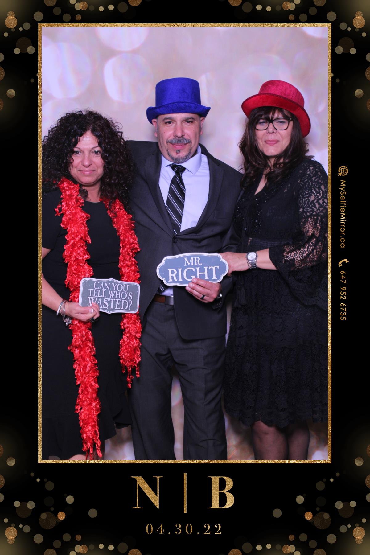 Brian & Nadia  | View more photos from the event at gallery.myselfiemirror.ca/u/romanmyselfiemirrorca/Brian-Nadia