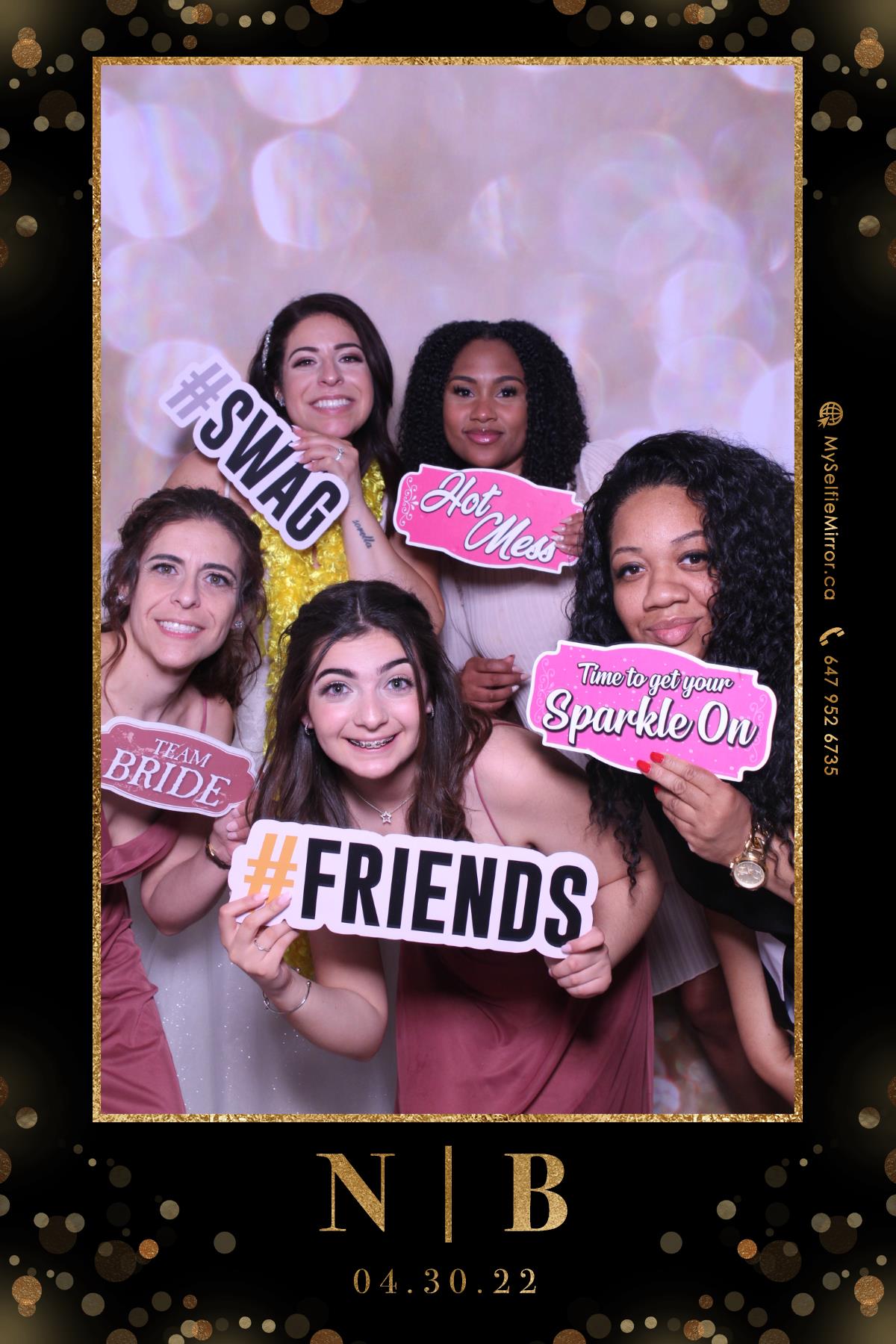 Brian & Nadia  | View more photos from the event at gallery.myselfiemirror.ca/u/romanmyselfiemirrorca/Brian-Nadia