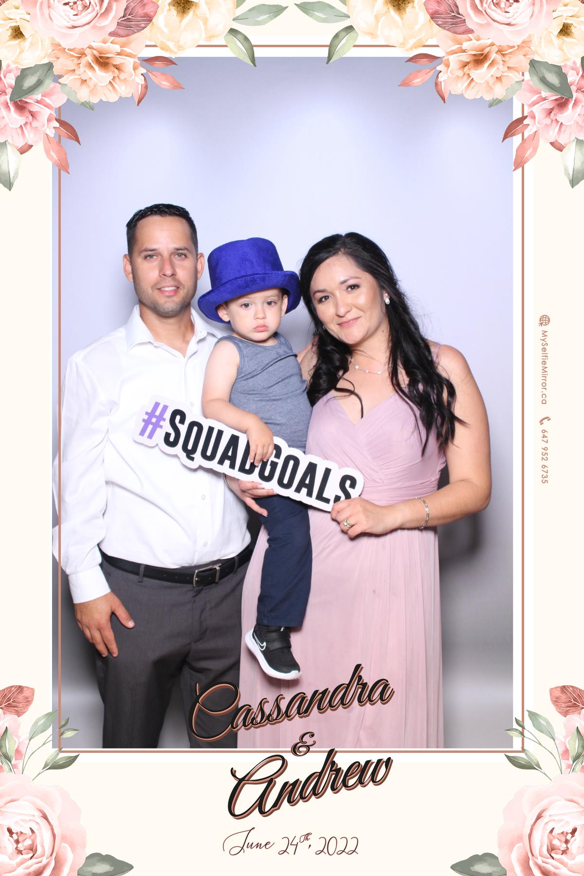 Cassandra & Andrew | View more photos from the event at gallery.myselfiemirror.ca/u/romanmyselfiemirrorca/Cassandra-Andrew