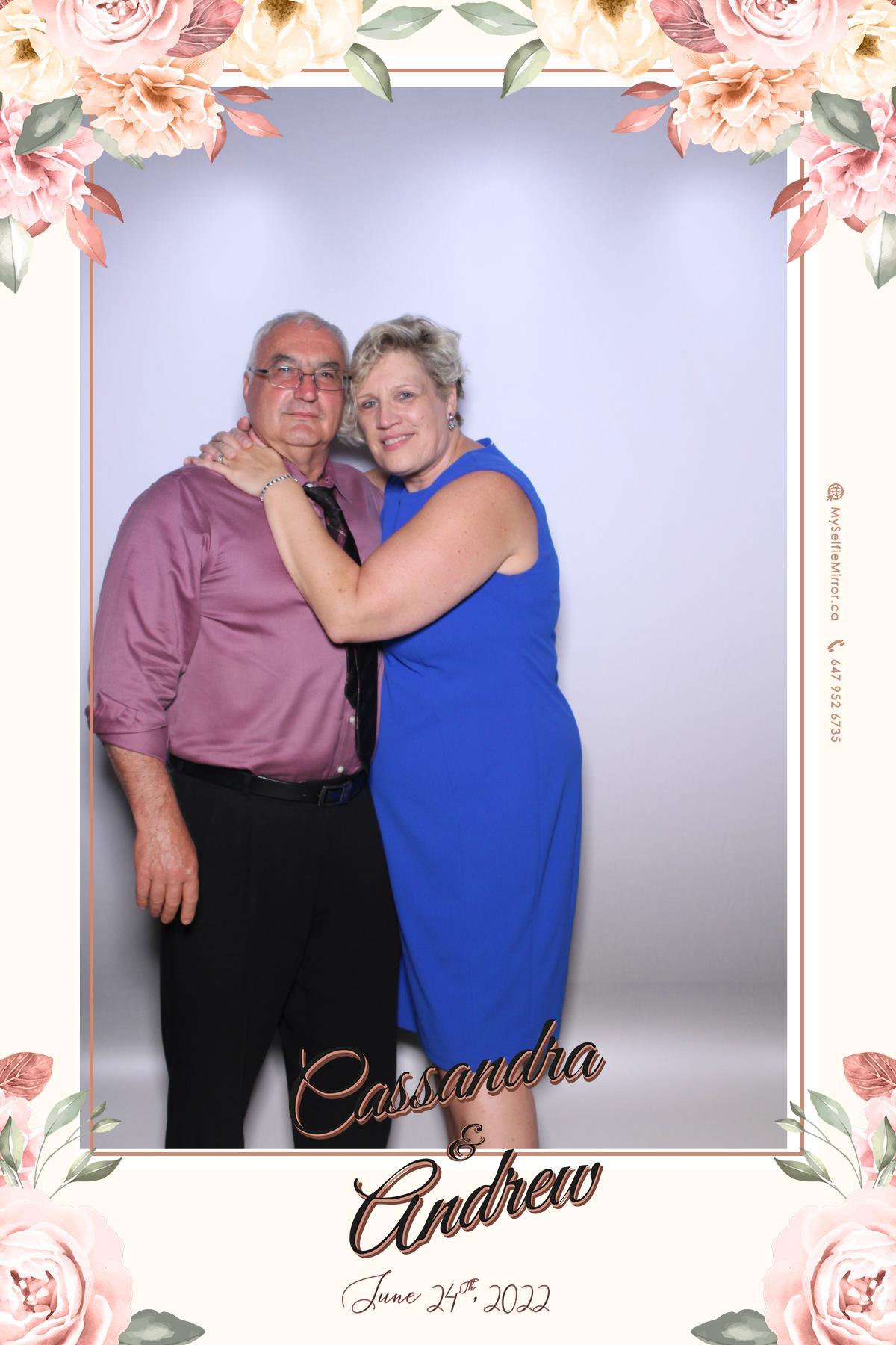 Cassandra & Andrew | View more photos from the event at gallery.myselfiemirror.ca/u/romanmyselfiemirrorca/Cassandra-Andrew