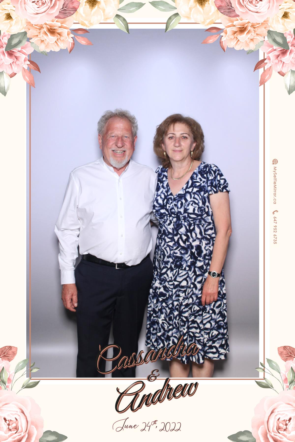 Cassandra & Andrew | View more photos from the event at gallery.myselfiemirror.ca/u/romanmyselfiemirrorca/Cassandra-Andrew