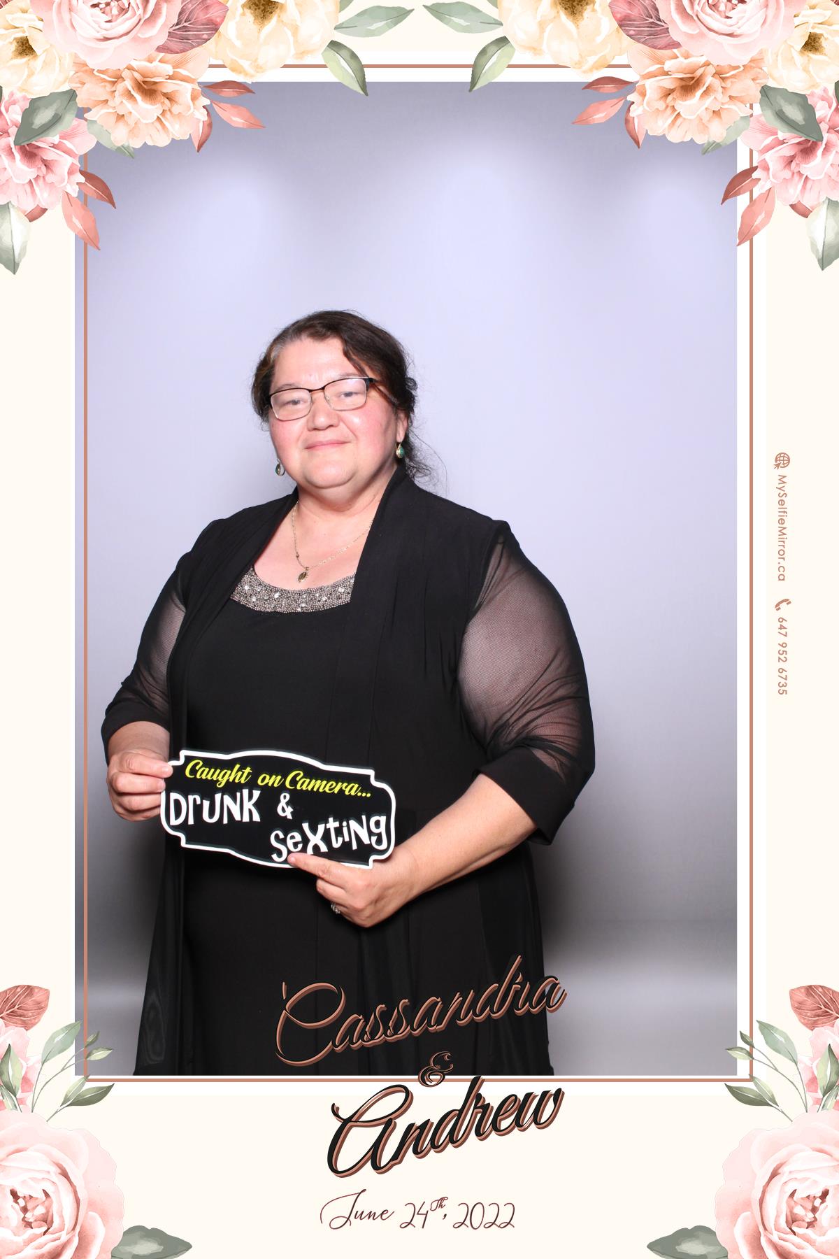 Cassandra & Andrew | View more photos from the event at gallery.myselfiemirror.ca/u/romanmyselfiemirrorca/Cassandra-Andrew