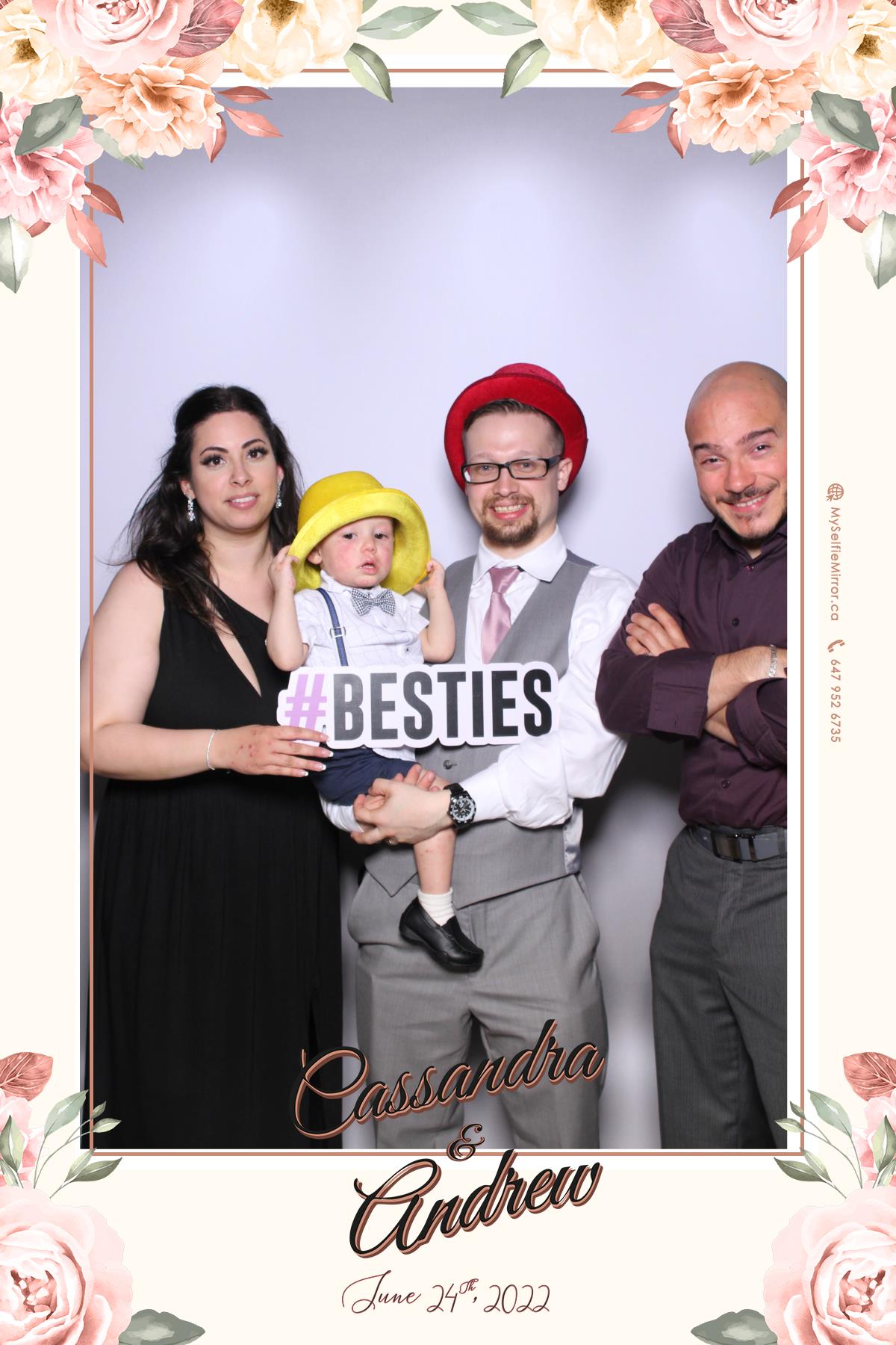 Cassandra & Andrew | View more photos from the event at gallery.myselfiemirror.ca/u/romanmyselfiemirrorca/Cassandra-Andrew