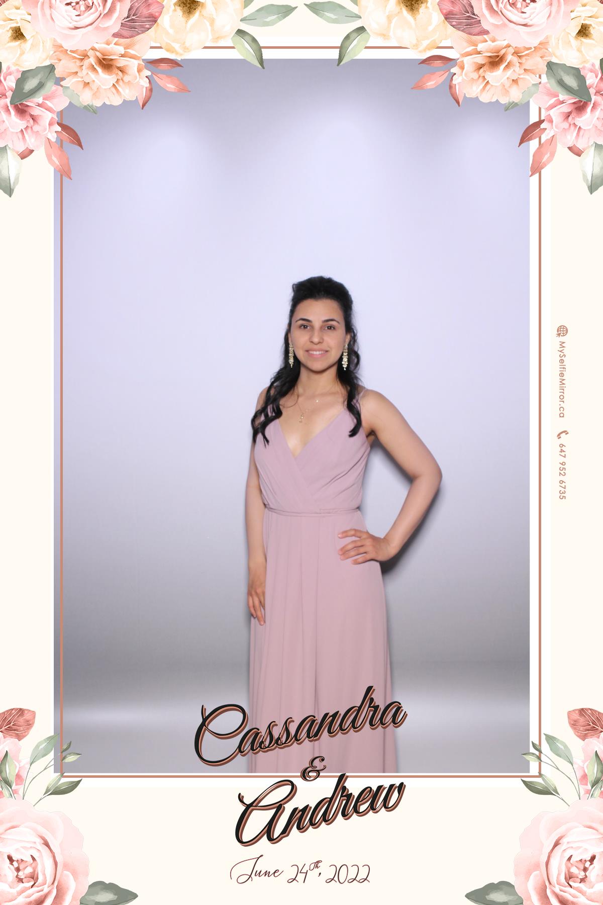 Cassandra & Andrew | View more photos from the event at gallery.myselfiemirror.ca/u/romanmyselfiemirrorca/Cassandra-Andrew