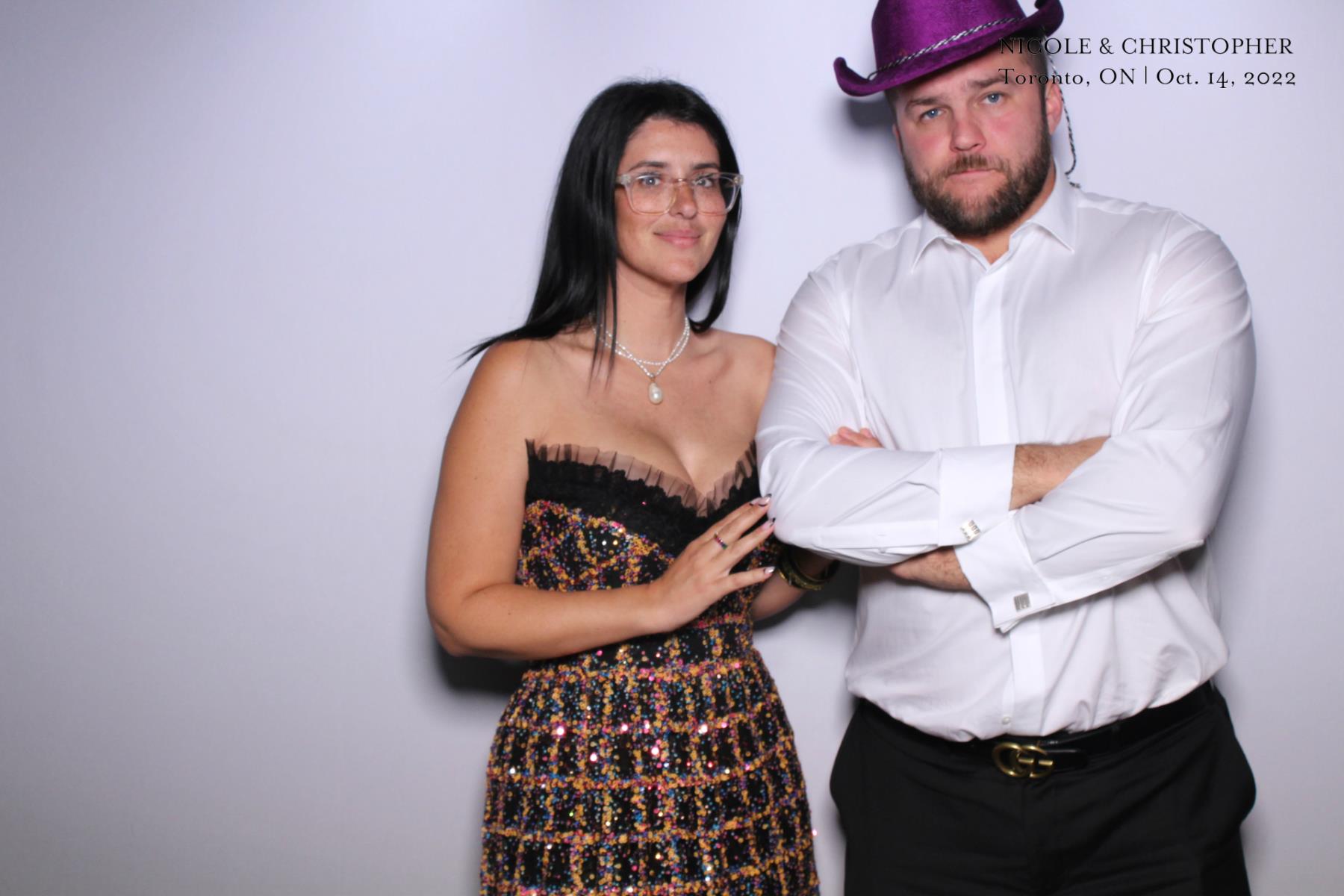 Christopher & Nicole | View more photos from the event at gallery.myselfiemirror.ca/u/romanmyselfiemirrorca/Christopher-Nicole