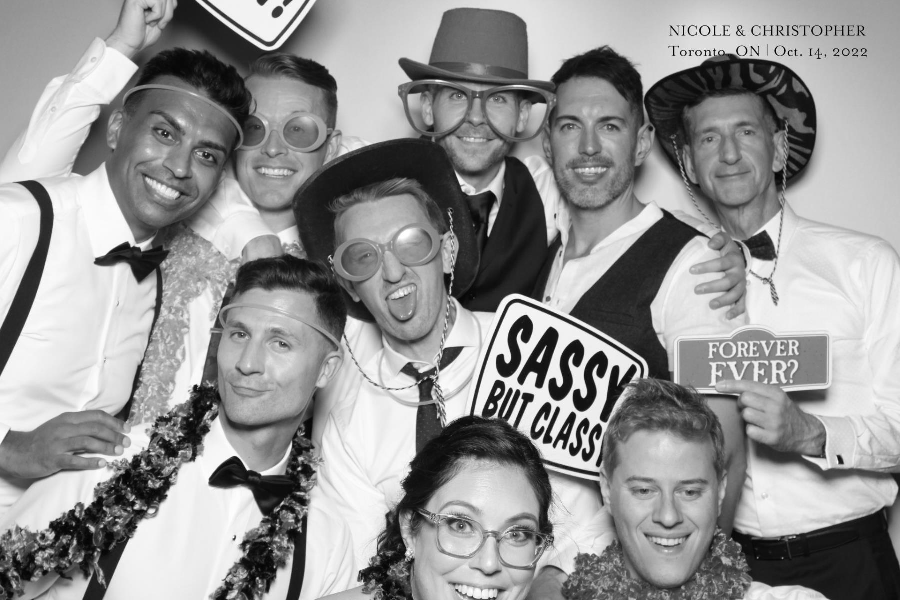 Christopher & Nicole | View more photos from the event at gallery.myselfiemirror.ca/u/romanmyselfiemirrorca/Christopher-Nicole