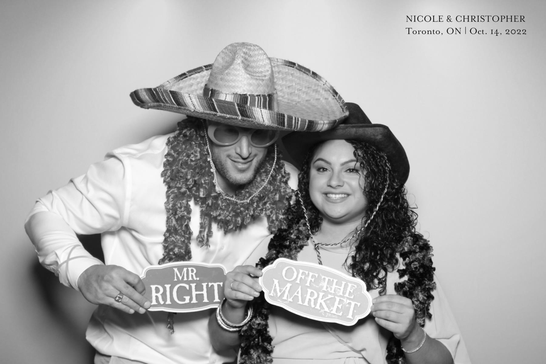 Christopher & Nicole | View more photos from the event at gallery.myselfiemirror.ca/u/romanmyselfiemirrorca/Christopher-Nicole