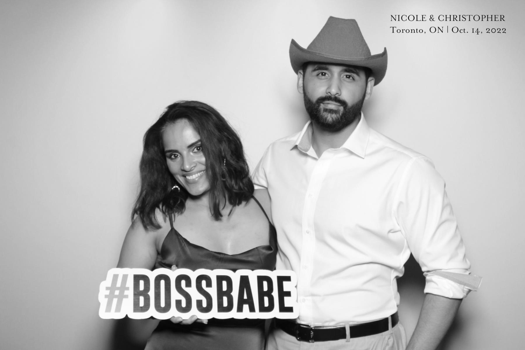 Christopher & Nicole | View more photos from the event at gallery.myselfiemirror.ca/u/romanmyselfiemirrorca/Christopher-Nicole