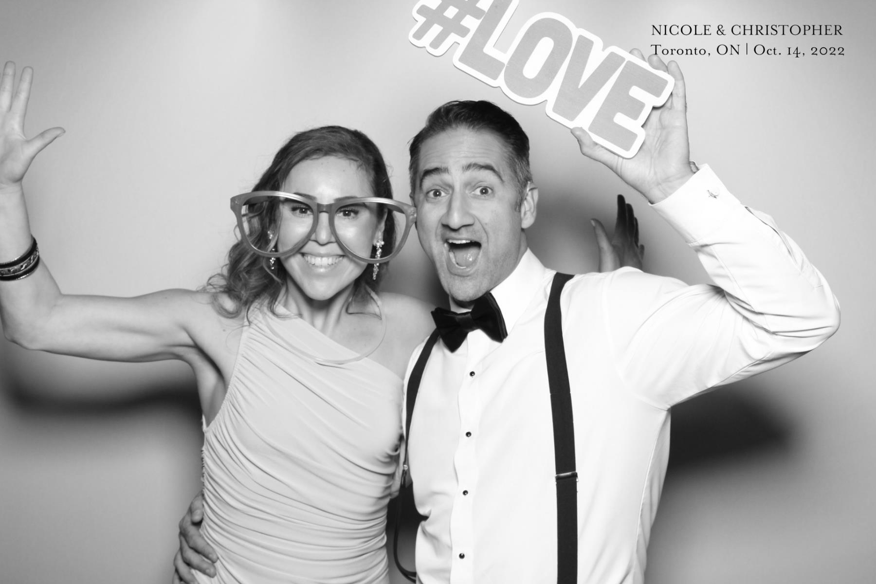 Christopher & Nicole | View more photos from the event at gallery.myselfiemirror.ca/u/romanmyselfiemirrorca/Christopher-Nicole